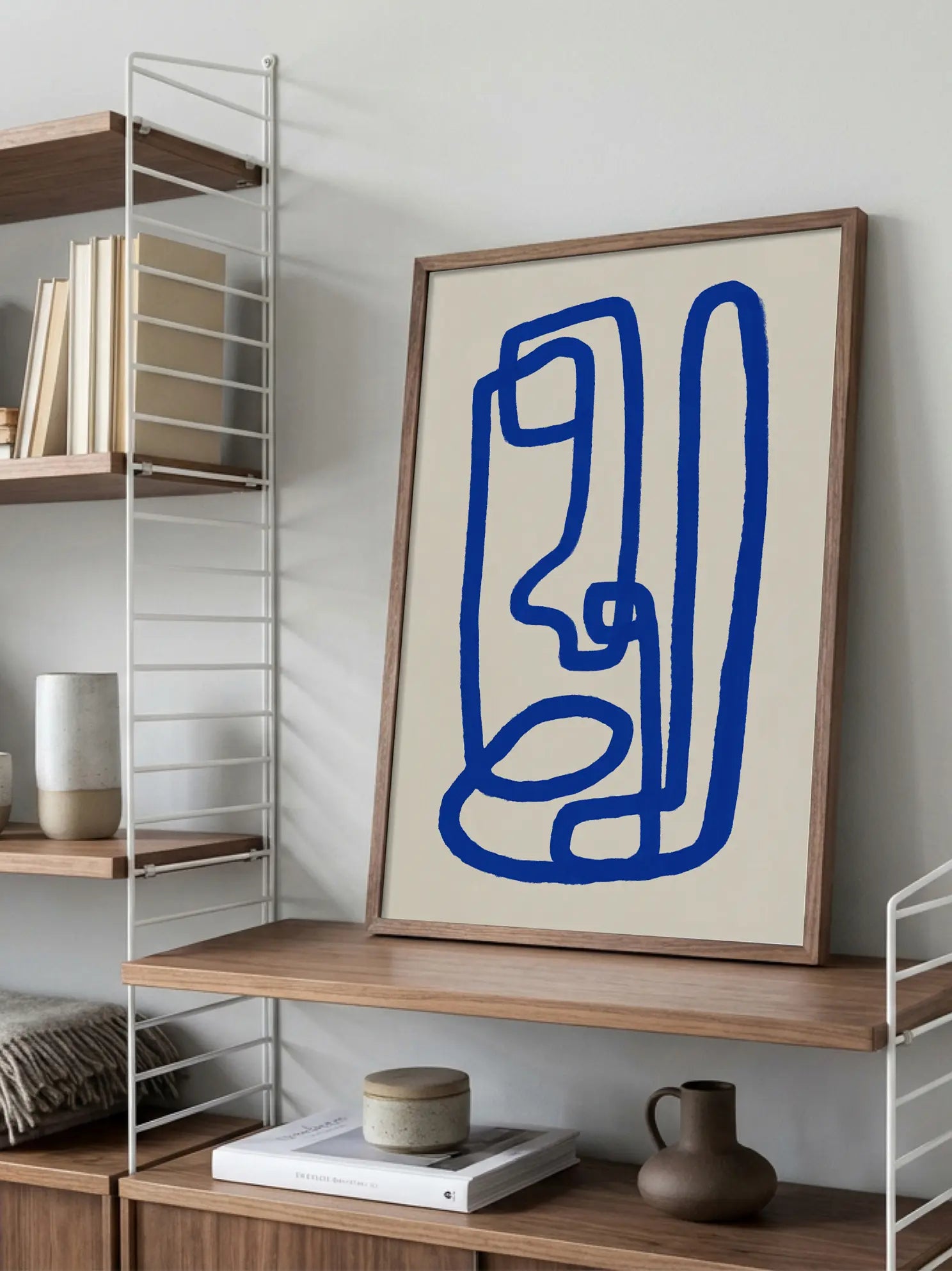 Abstract Faces Poster