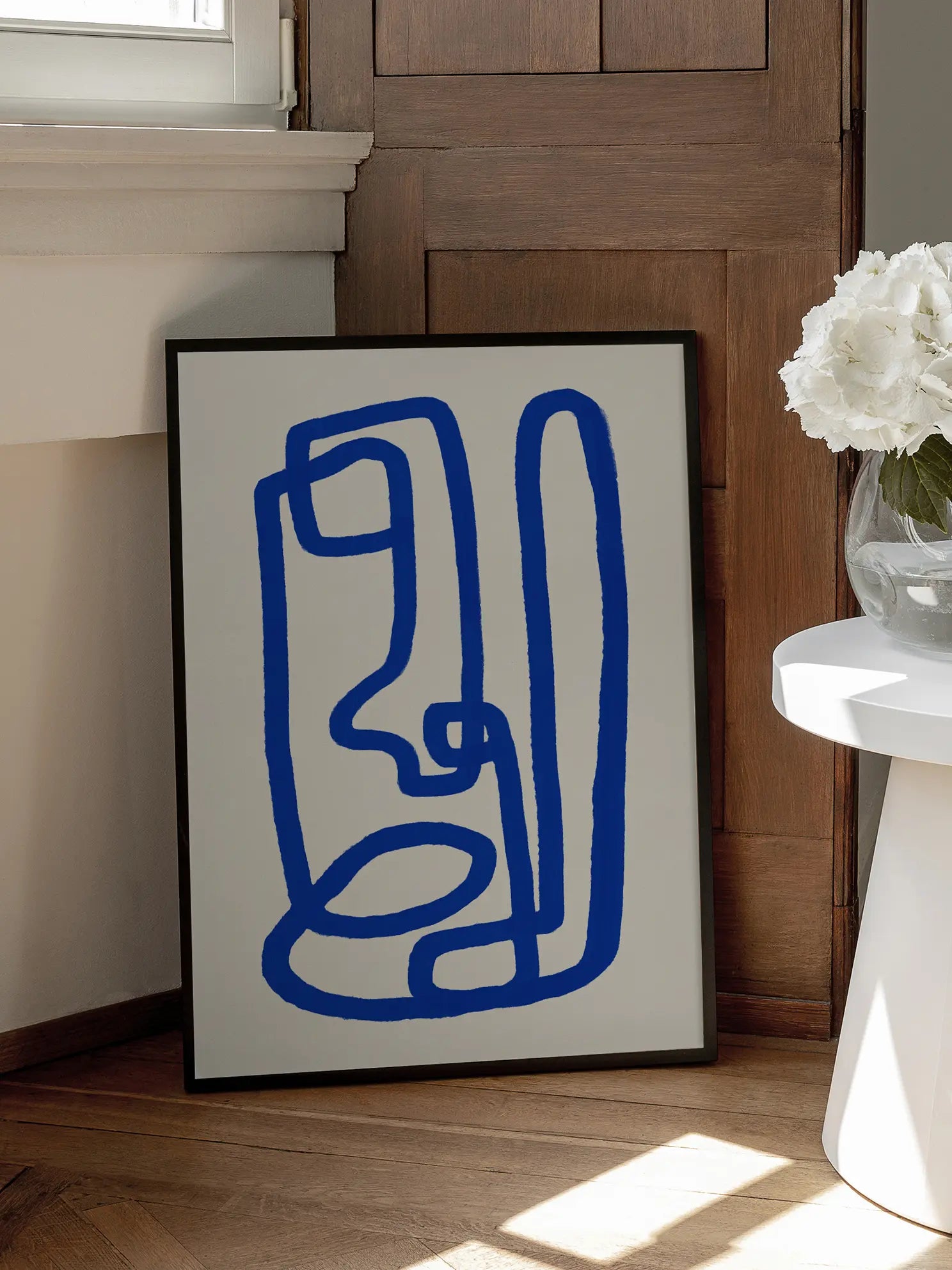 Abstract Faces Poster