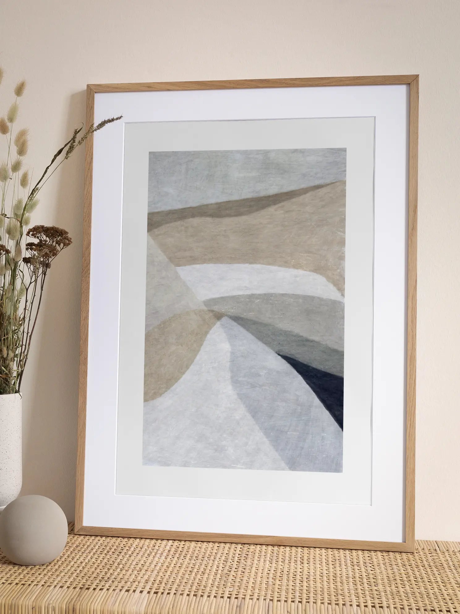 Abstract Fjords Poster