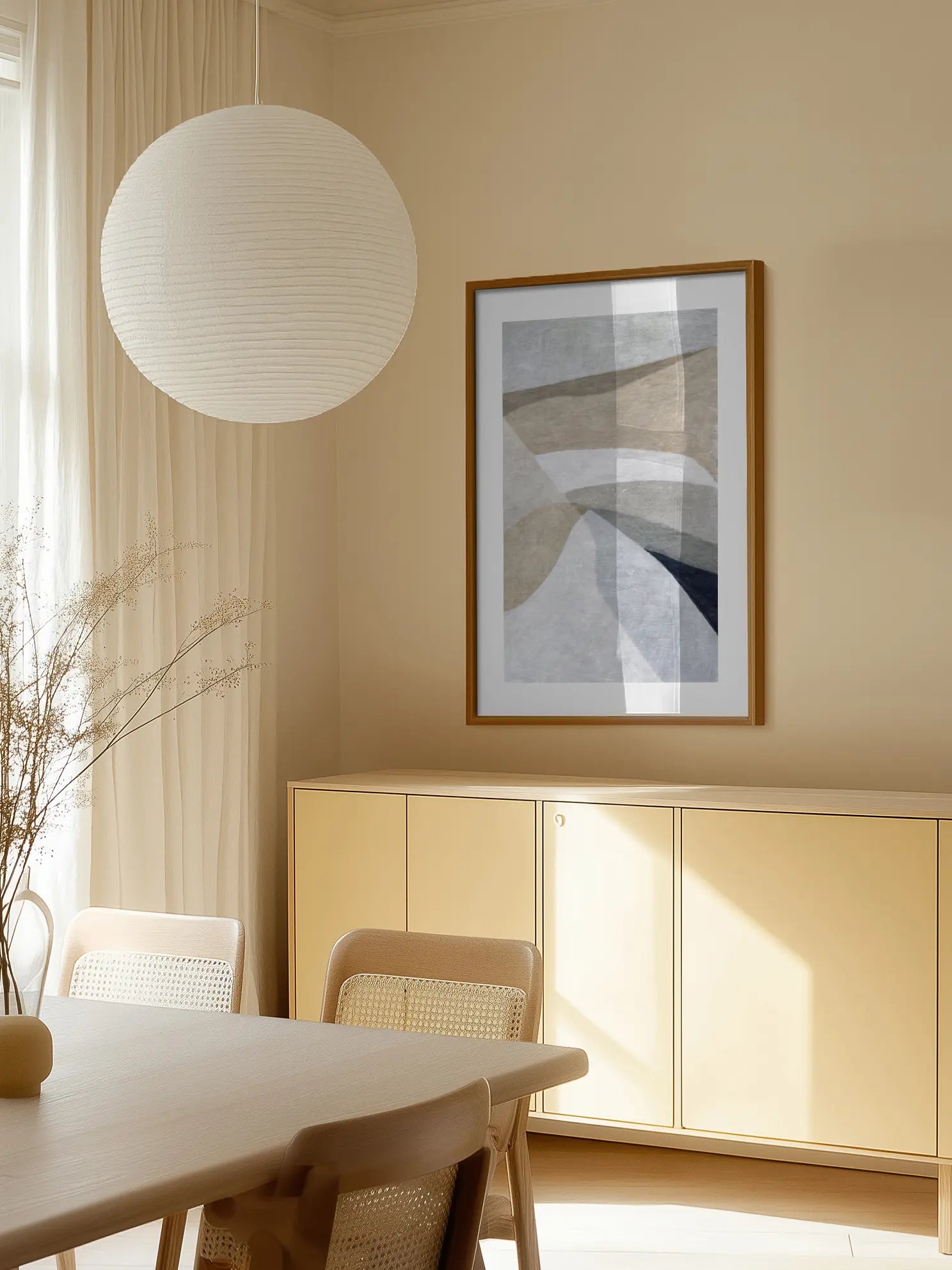 Abstract Fjords Poster