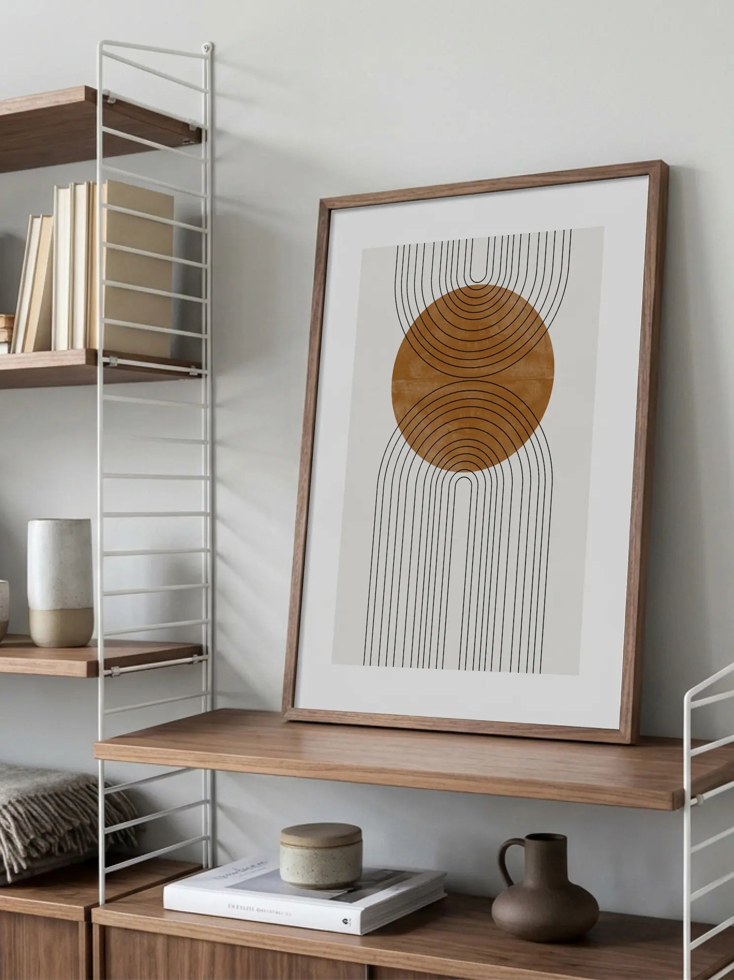 Abstract Flow Poster