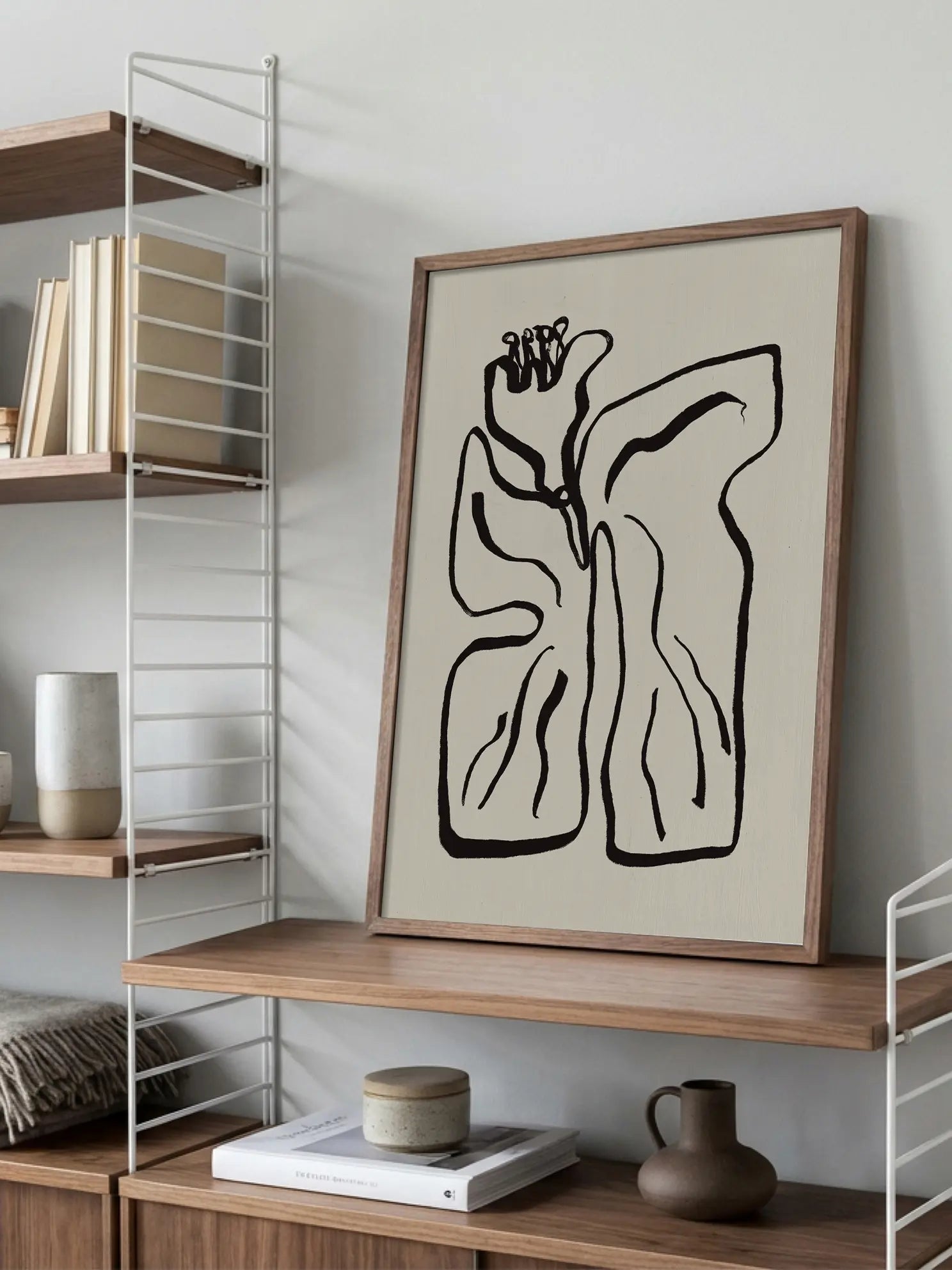 Abstract Flower Poster