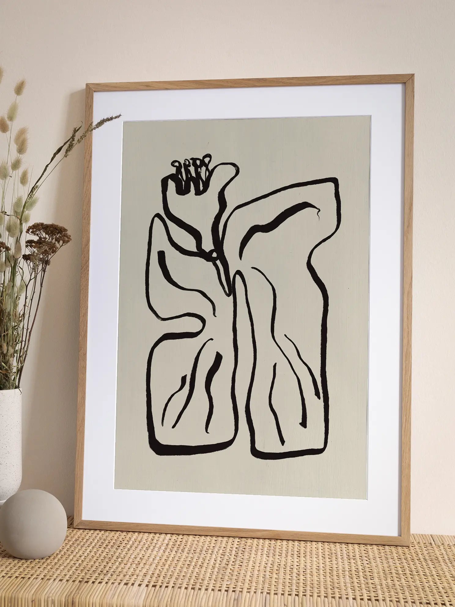 Abstract Flower Poster