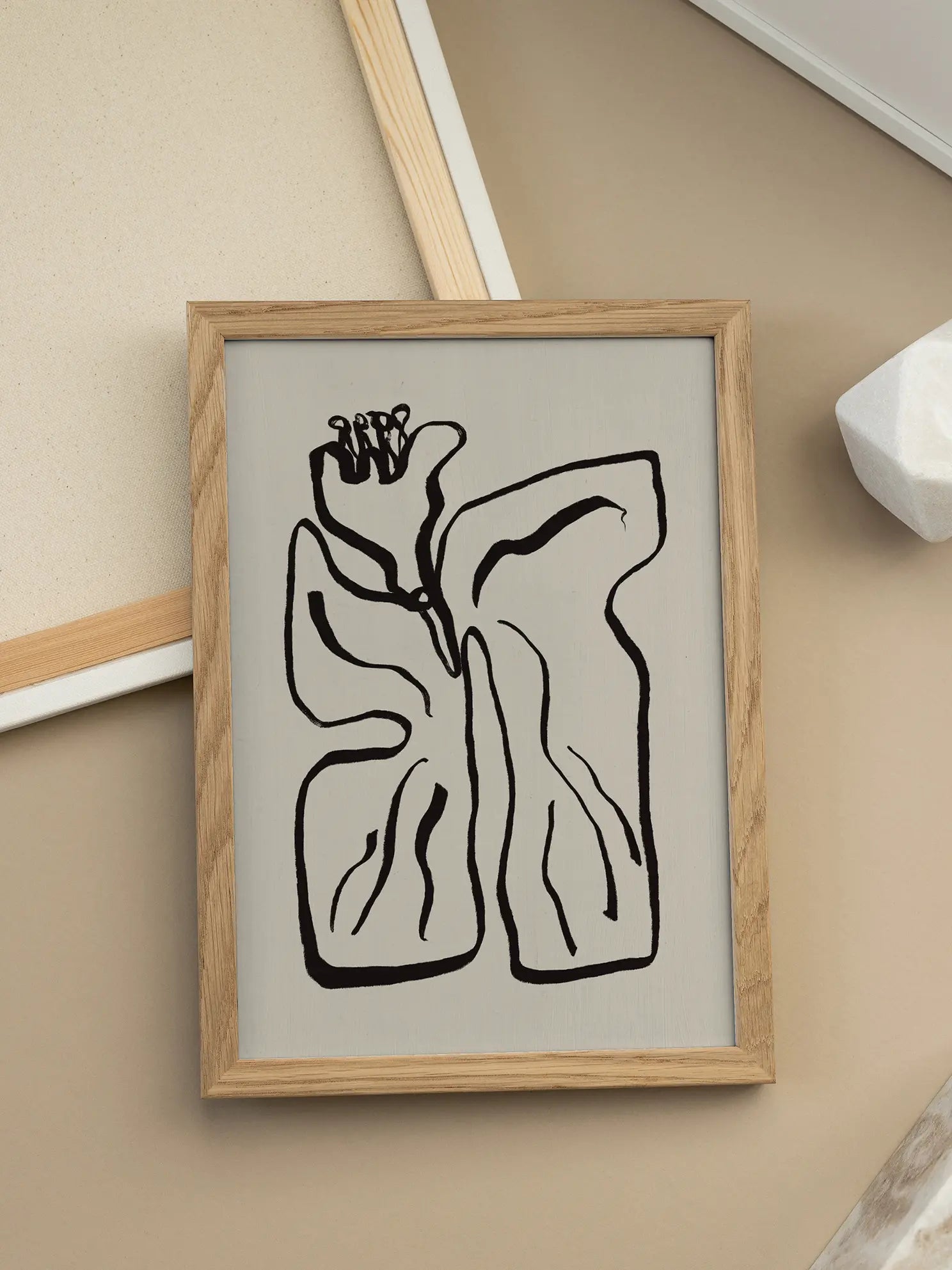 Abstract Flower Poster