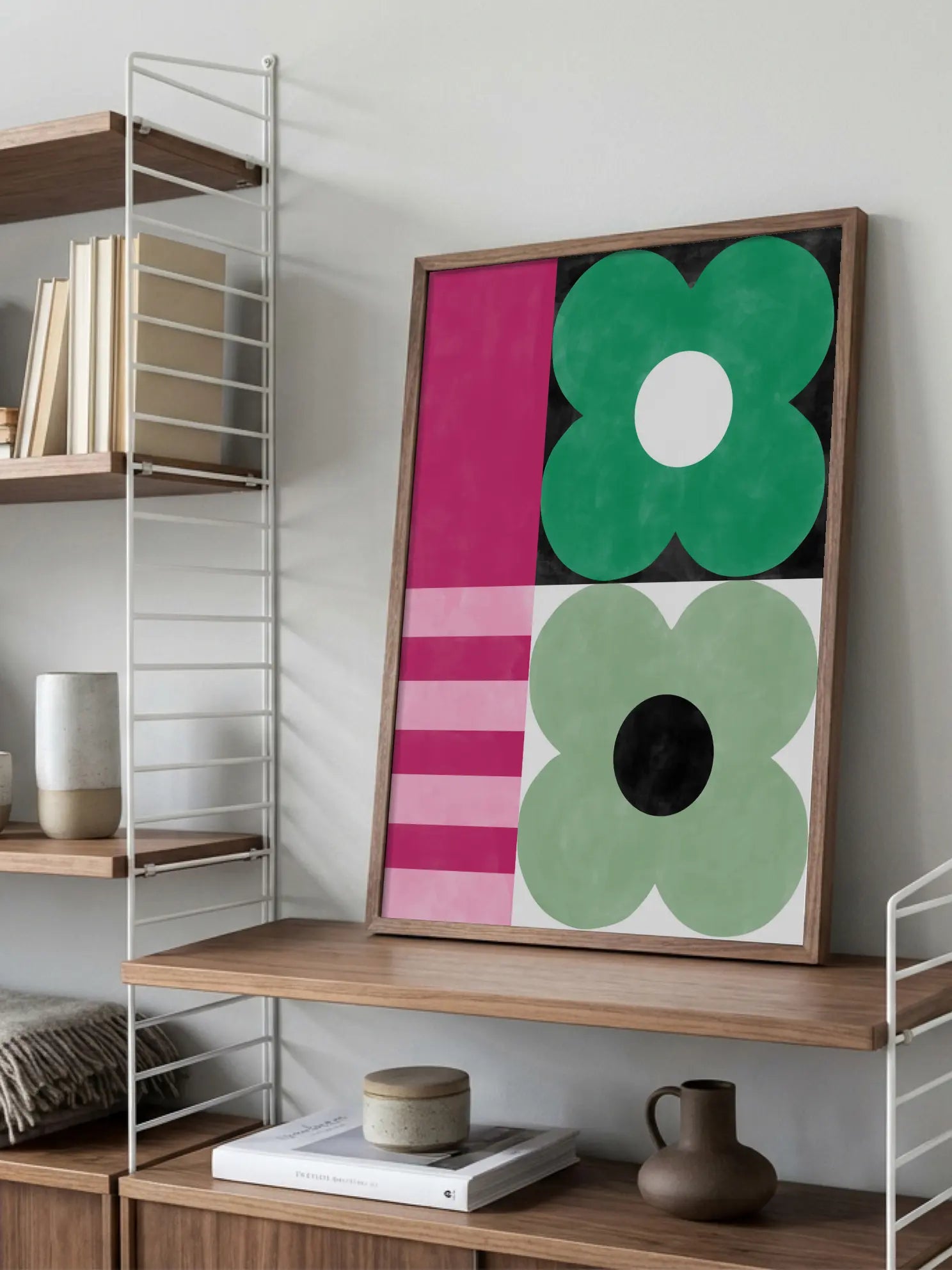 Abstract Flower Composition No1 Poster