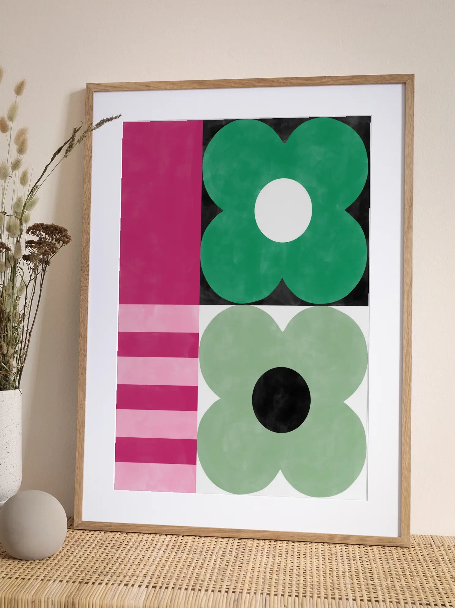 Abstract Flower Composition No1 Poster