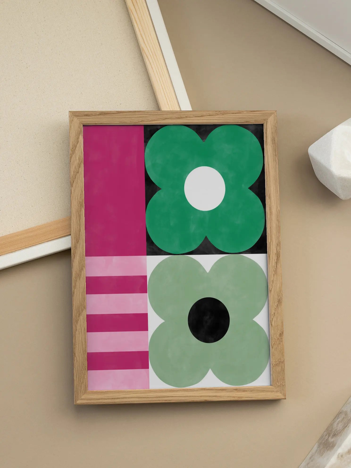 Abstract Flower Composition No1 Poster
