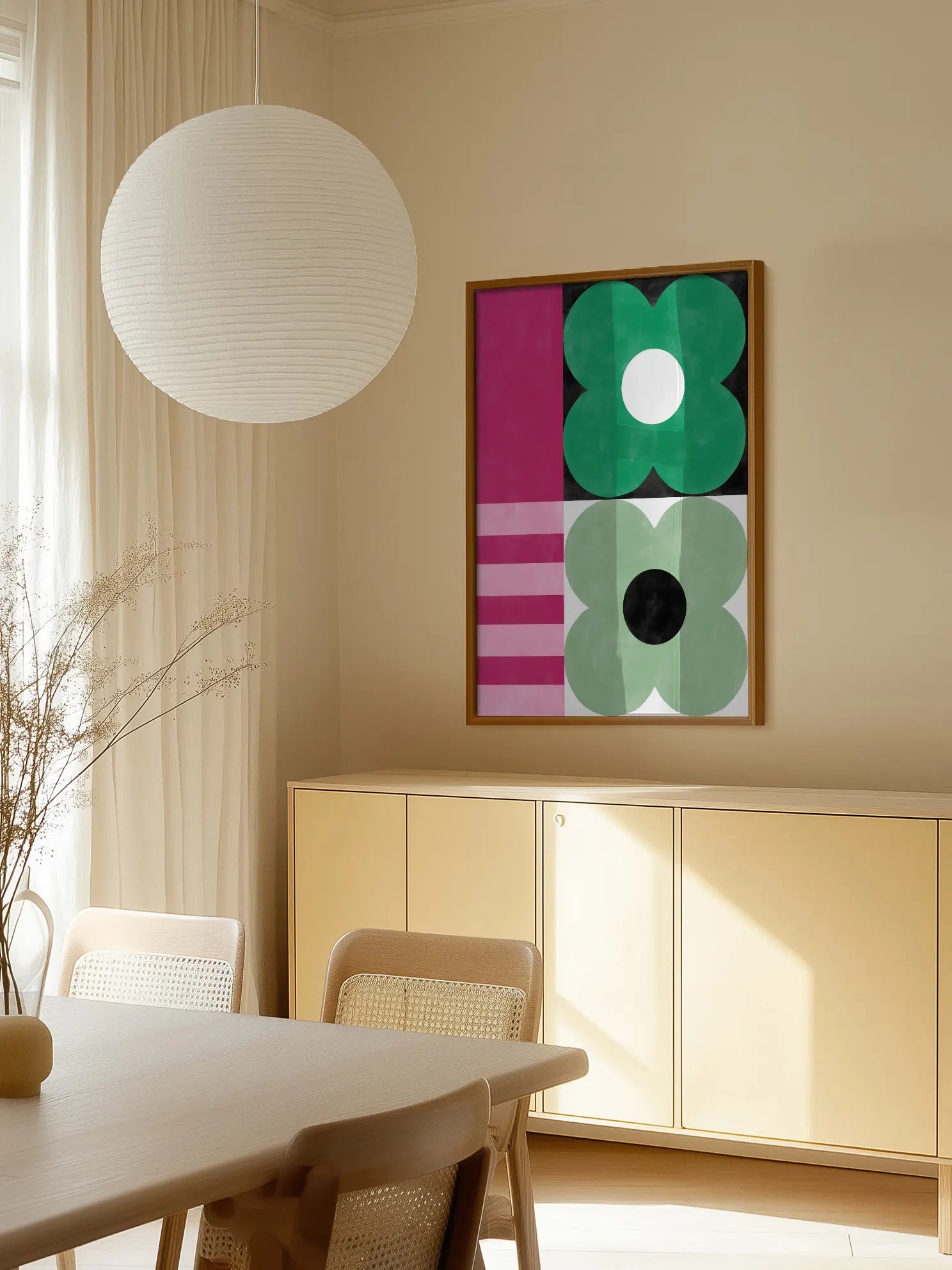 Abstract Flower Composition No1 Poster