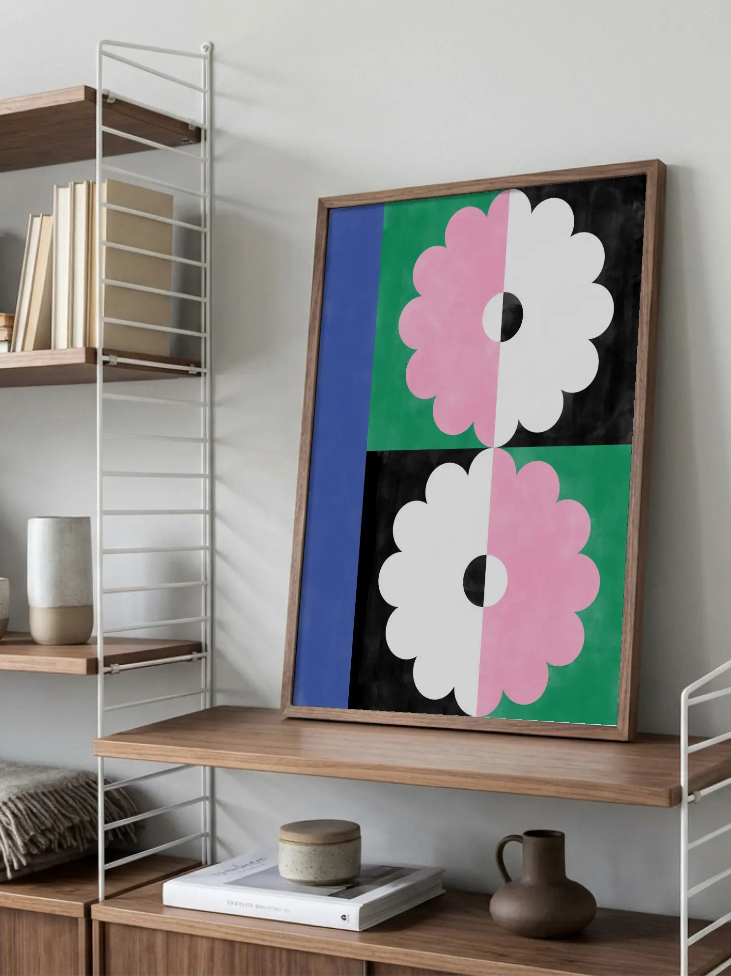 Abstract Flower Composition No2 Poster
