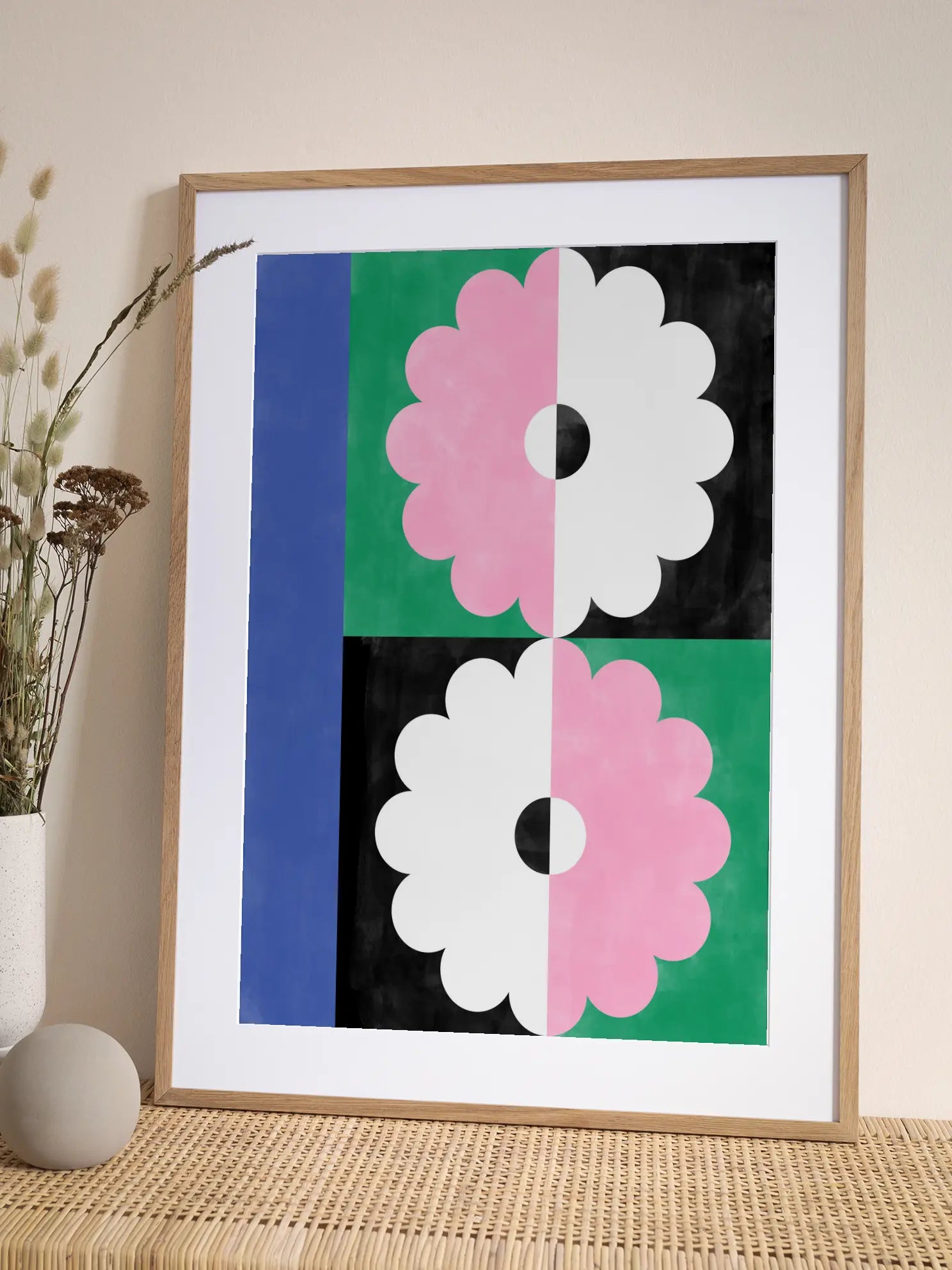 Abstract Flower Composition No2 Poster