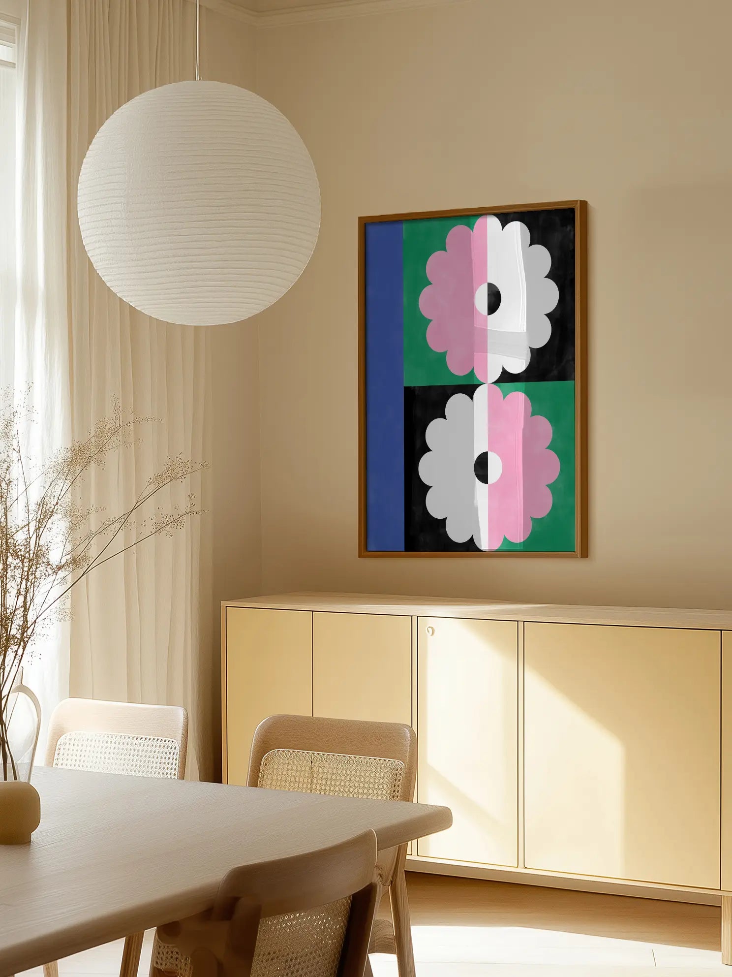 Abstract Flower Composition No2 Poster