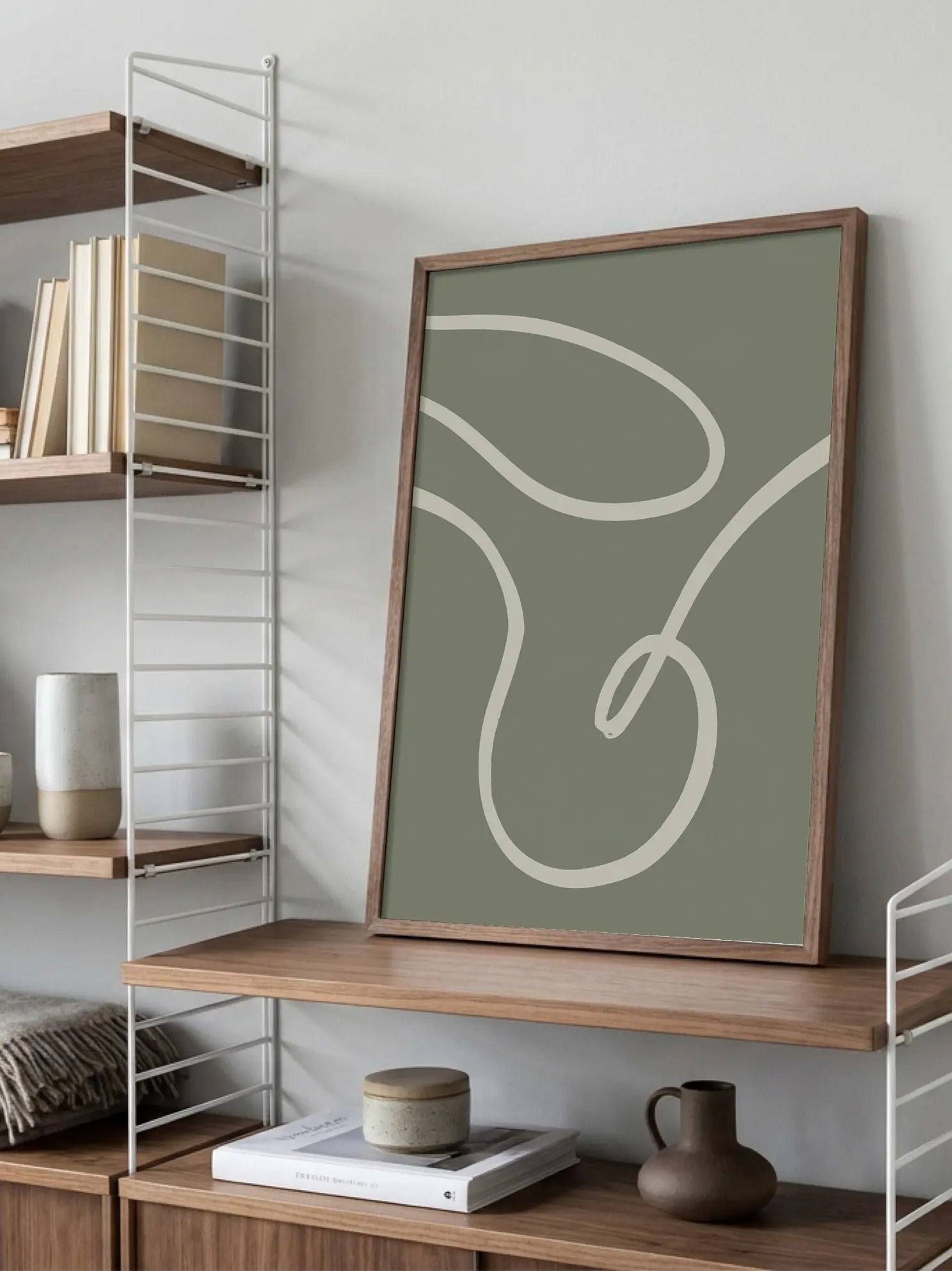 Abstract Green Poster