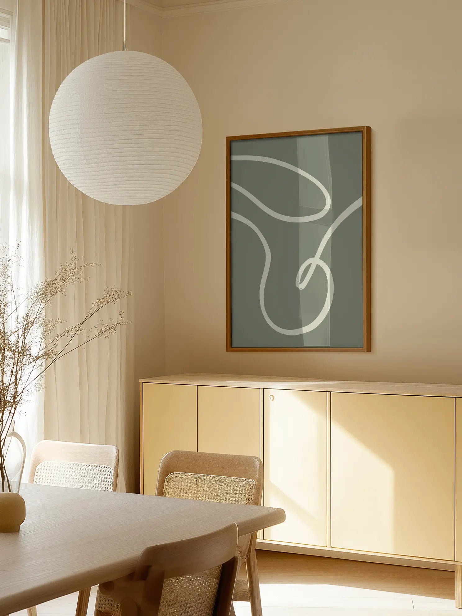 Abstract Green Poster