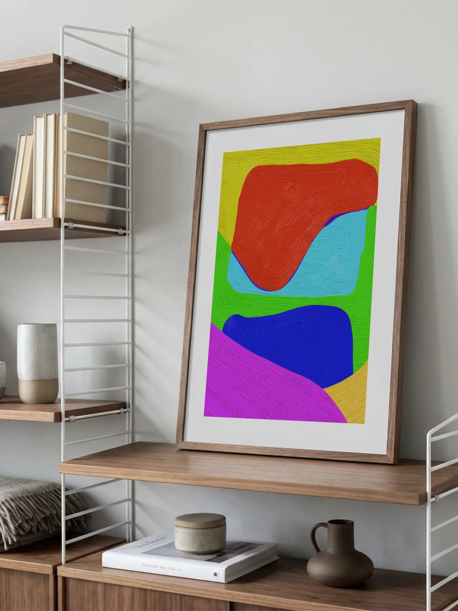 Abstract Mix of Colors Poster