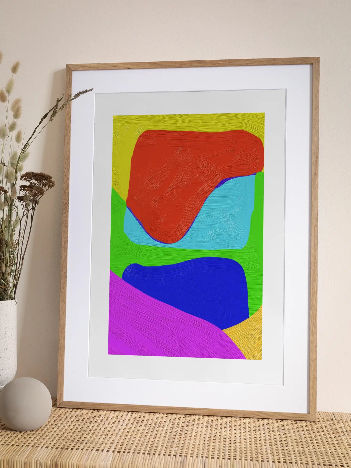 Abstract Mix of Colors Poster