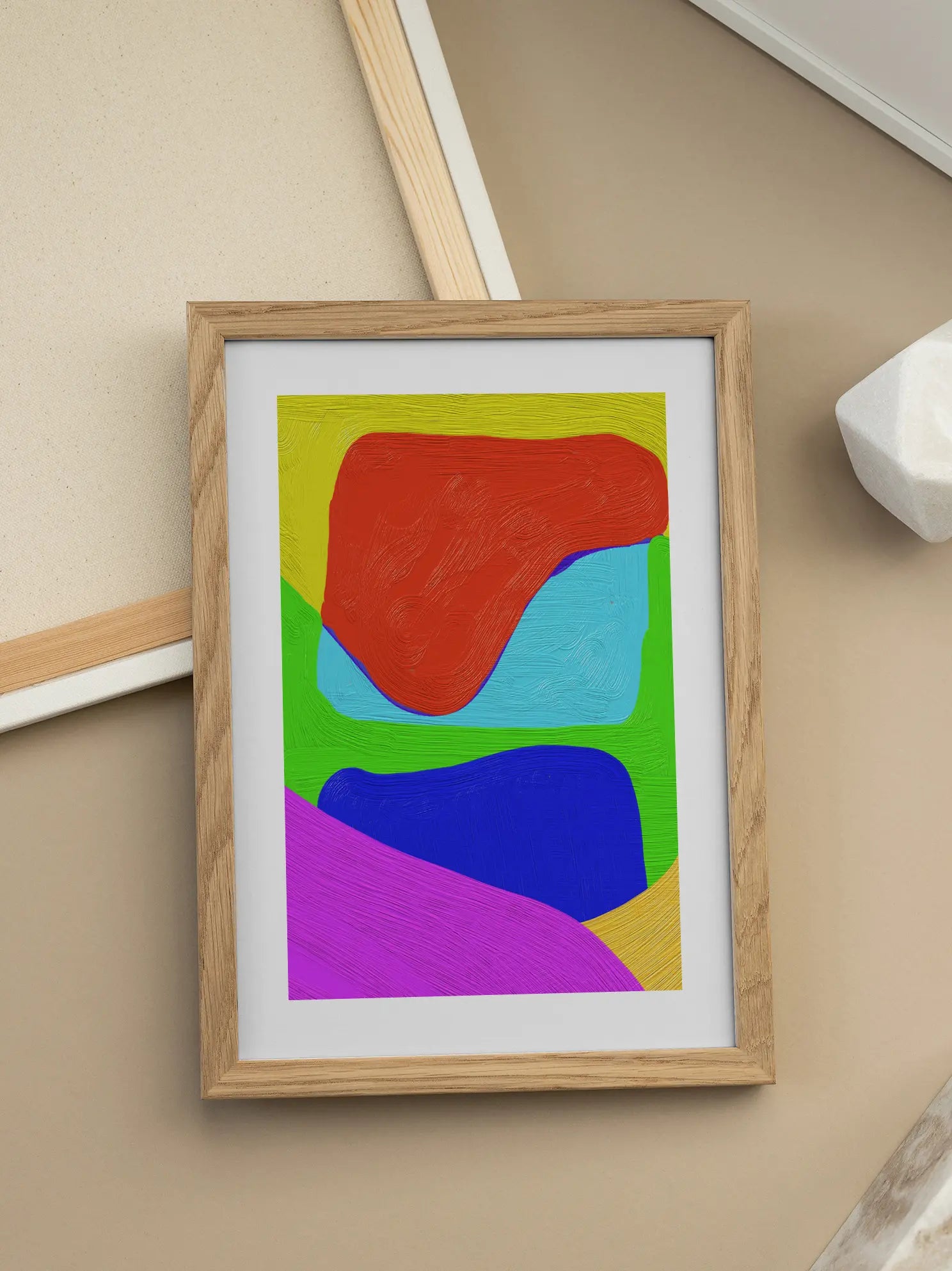 Abstract Mix of Colors Poster