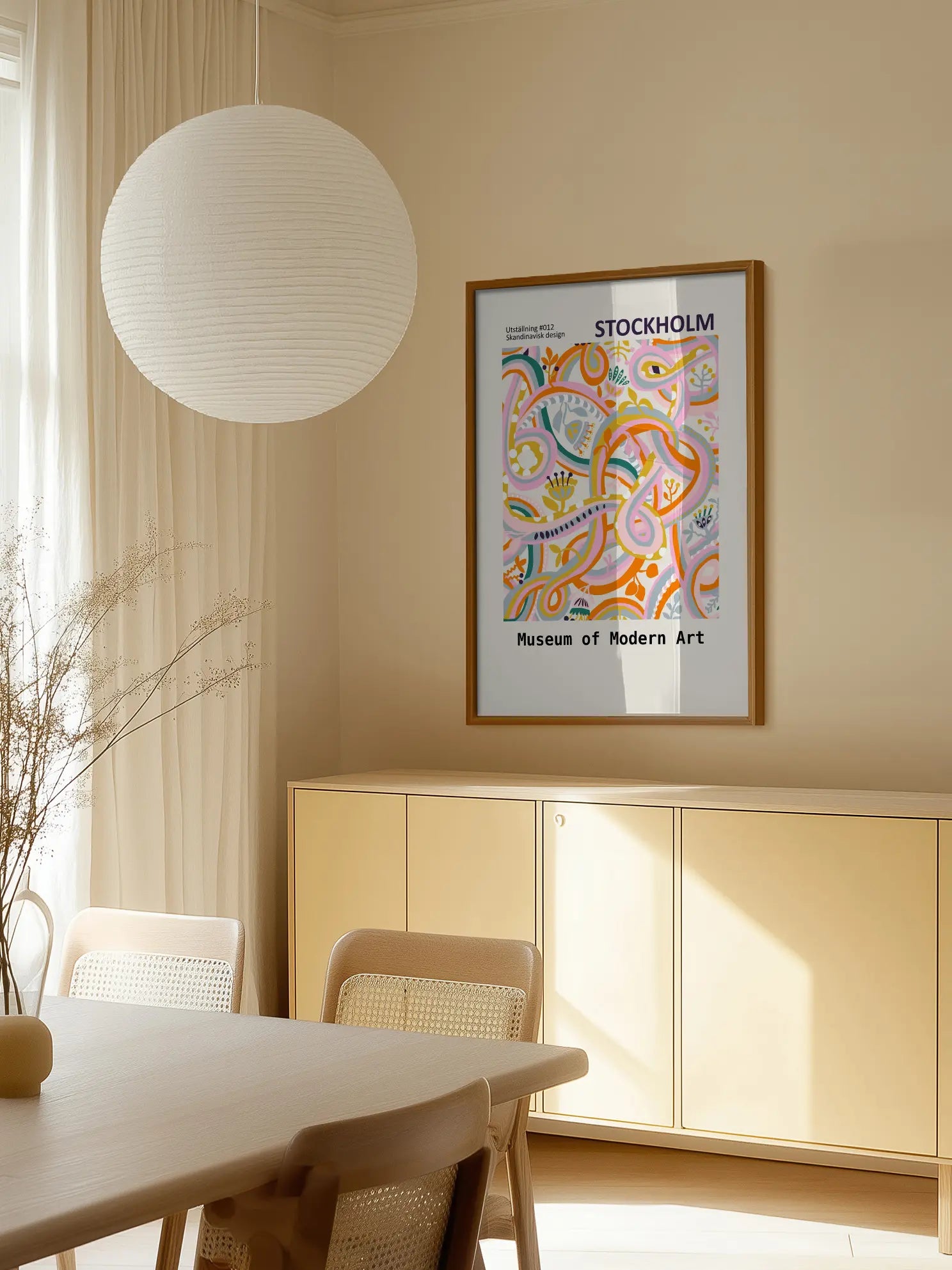 Abstract Museum Poster