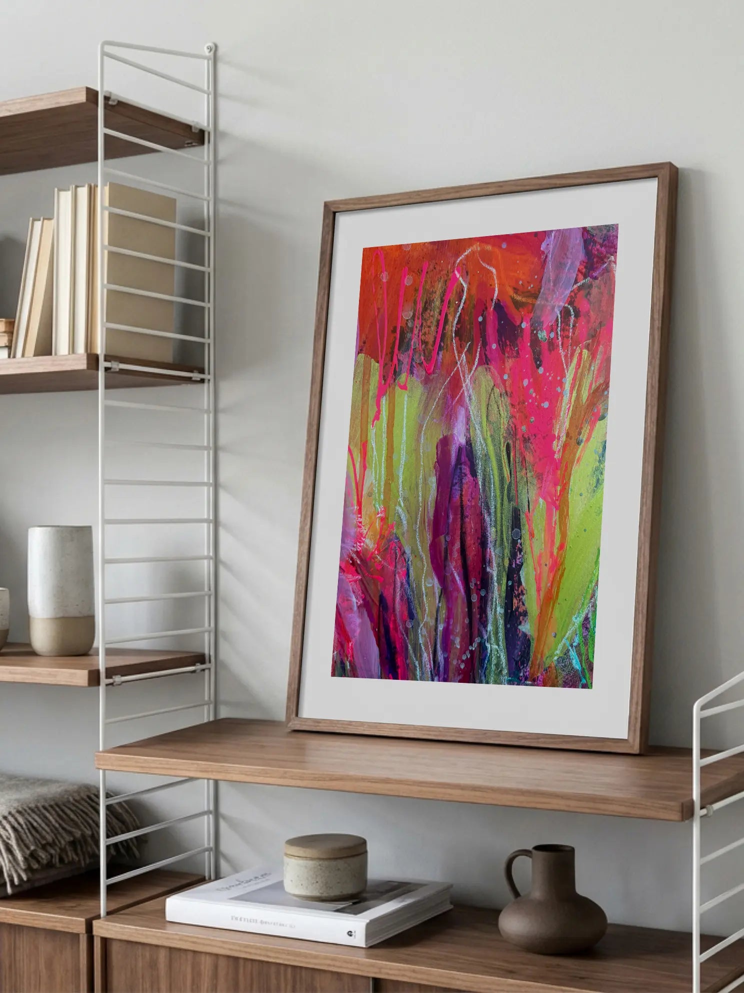 Abstract Neon Poster