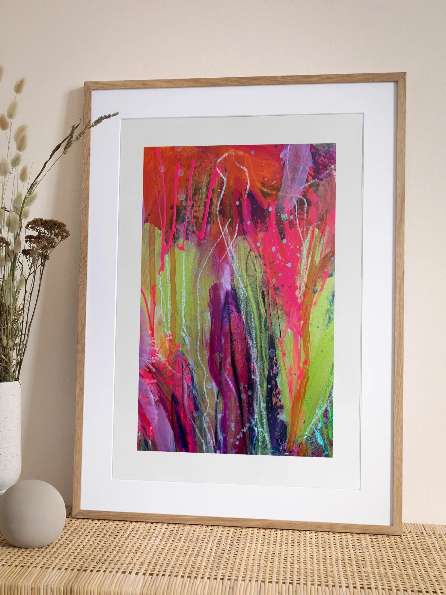 Abstract Neon Poster