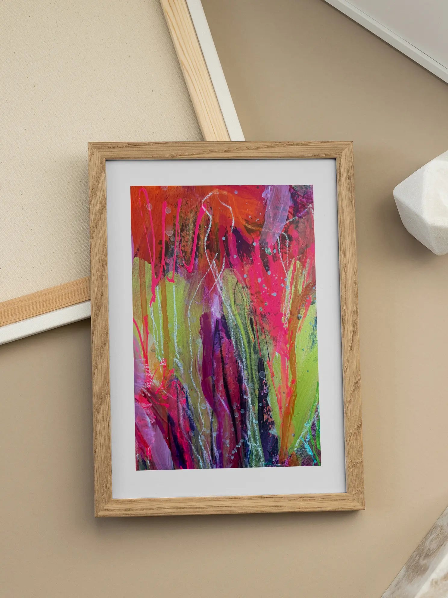 Abstract Neon Poster