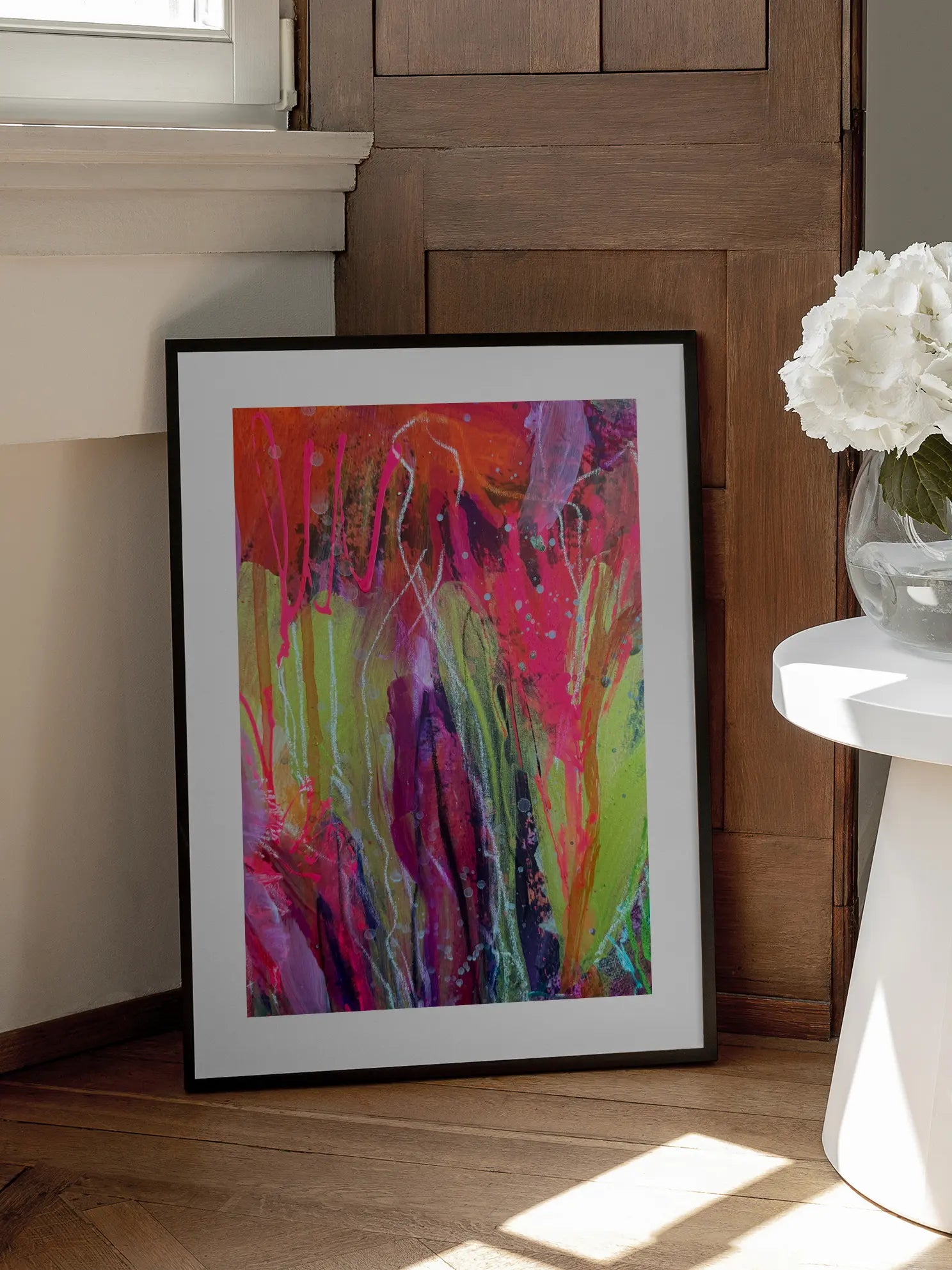 Abstract Neon Poster