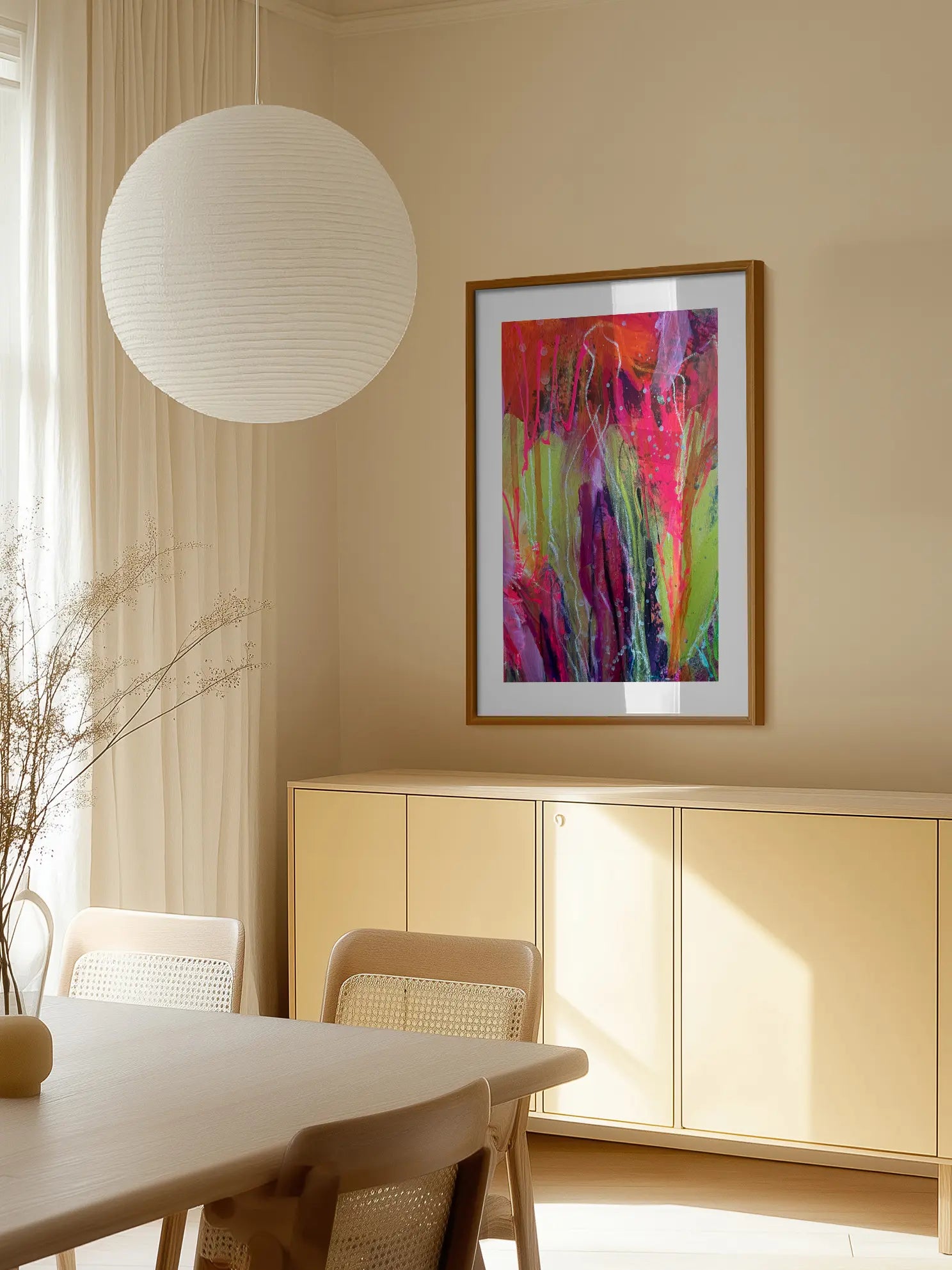Abstract Neon Poster