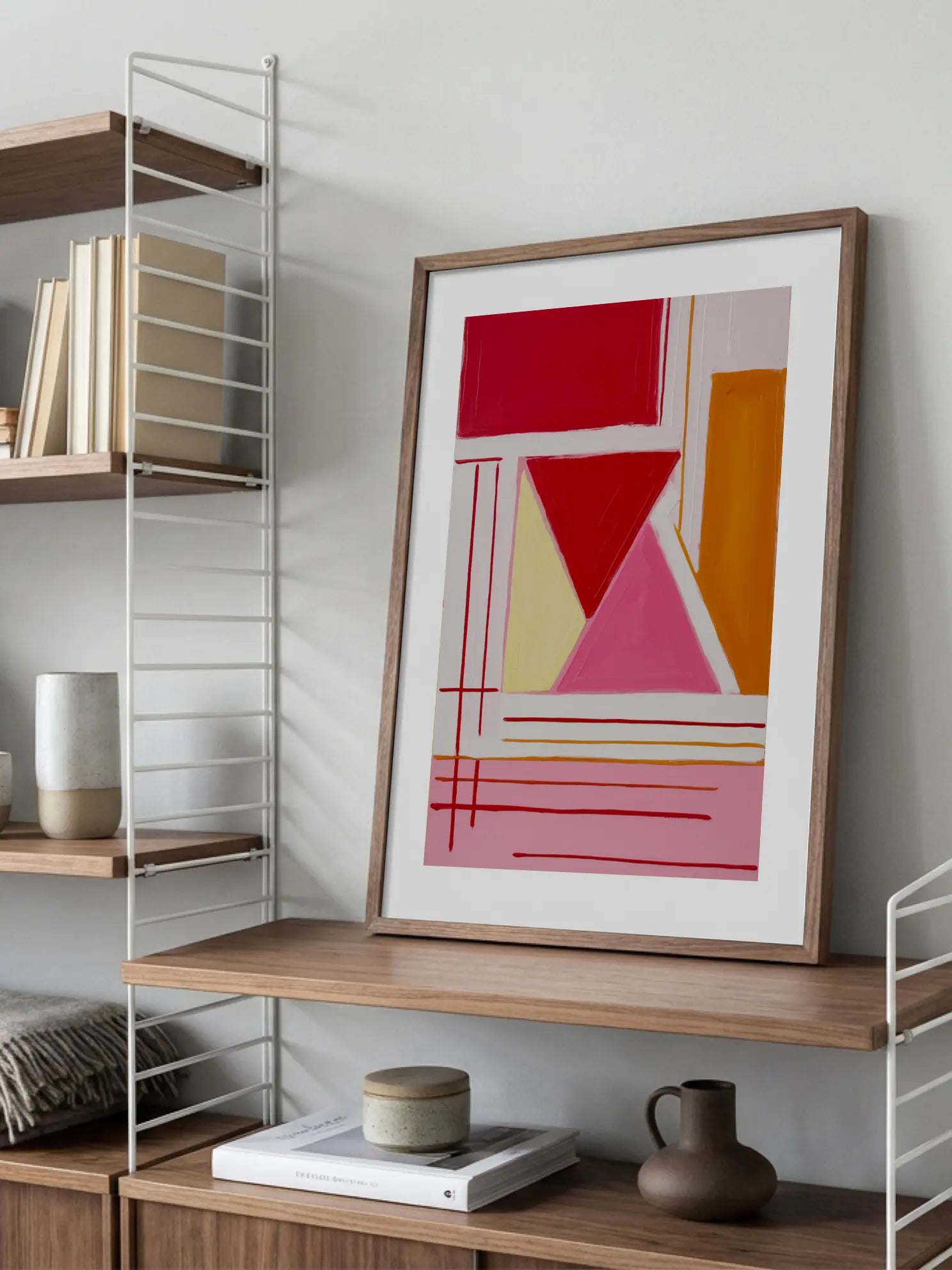 Abstract Oil Painting Poster