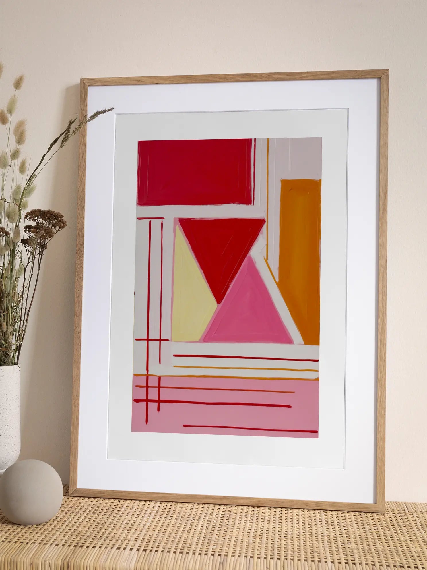 Abstract Oil Painting Poster