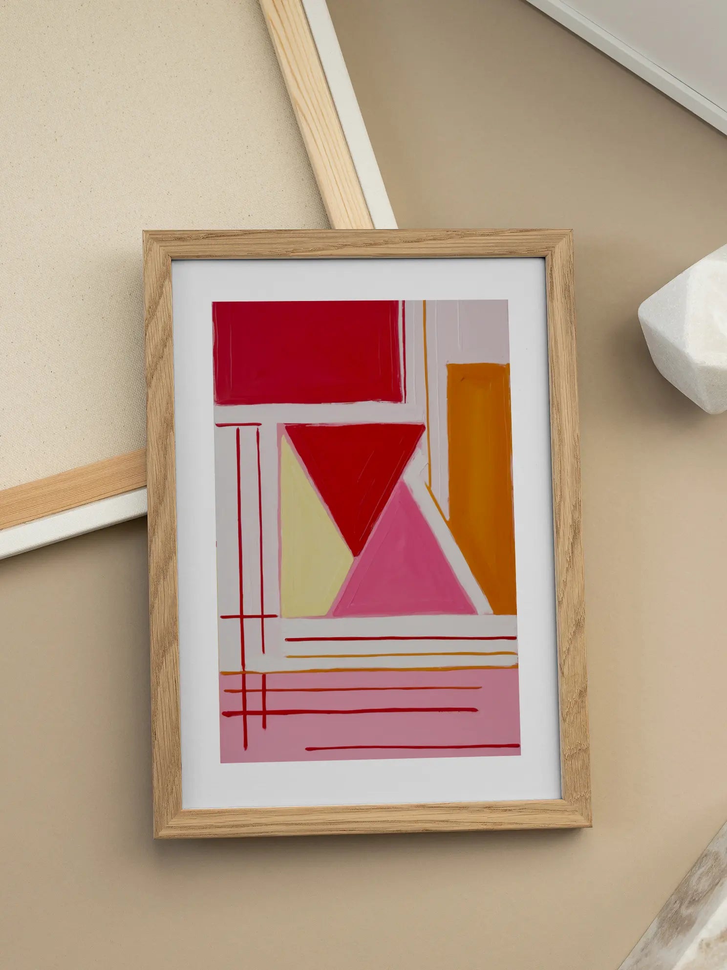 Abstract Oil Painting Poster