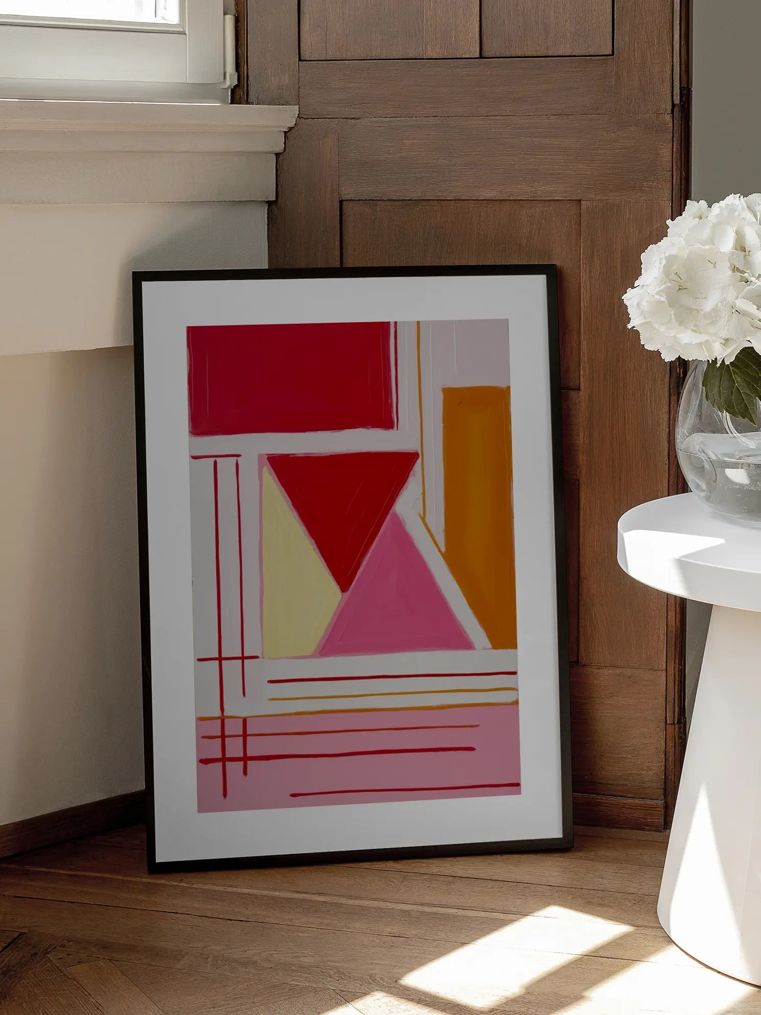 Abstract Oil Painting Poster