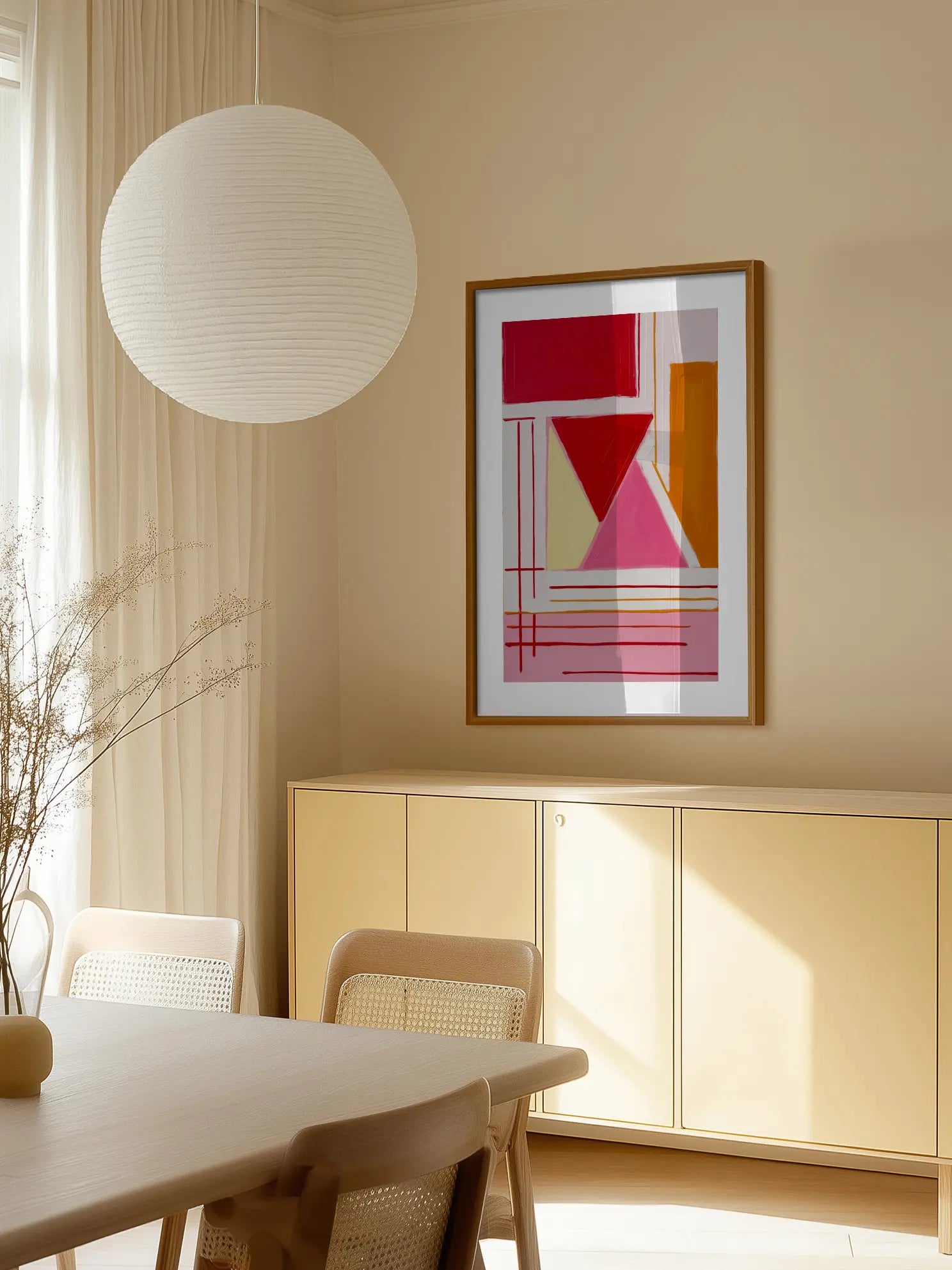 Abstract Oil Painting Poster