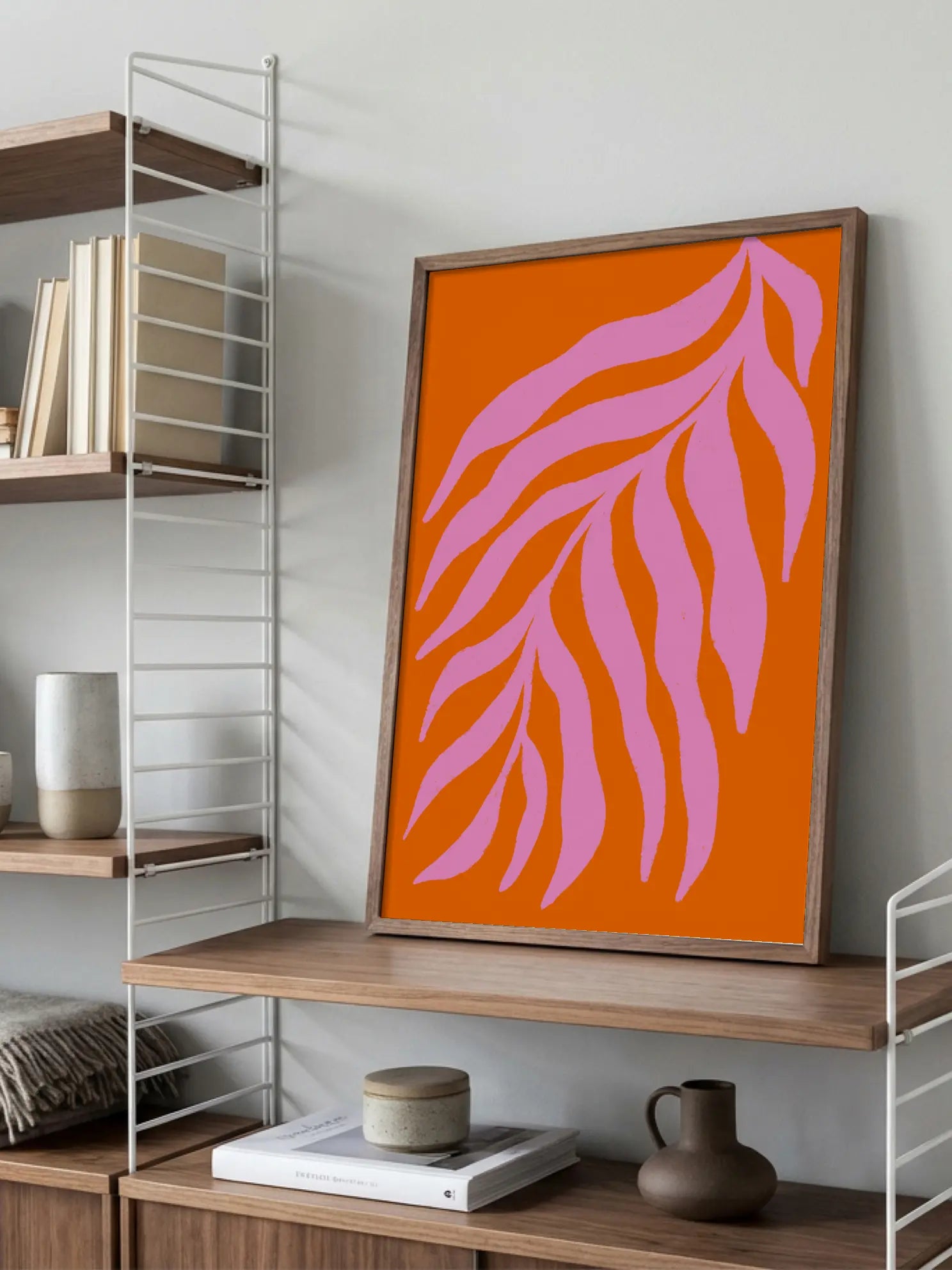 Abstract Plant Poster