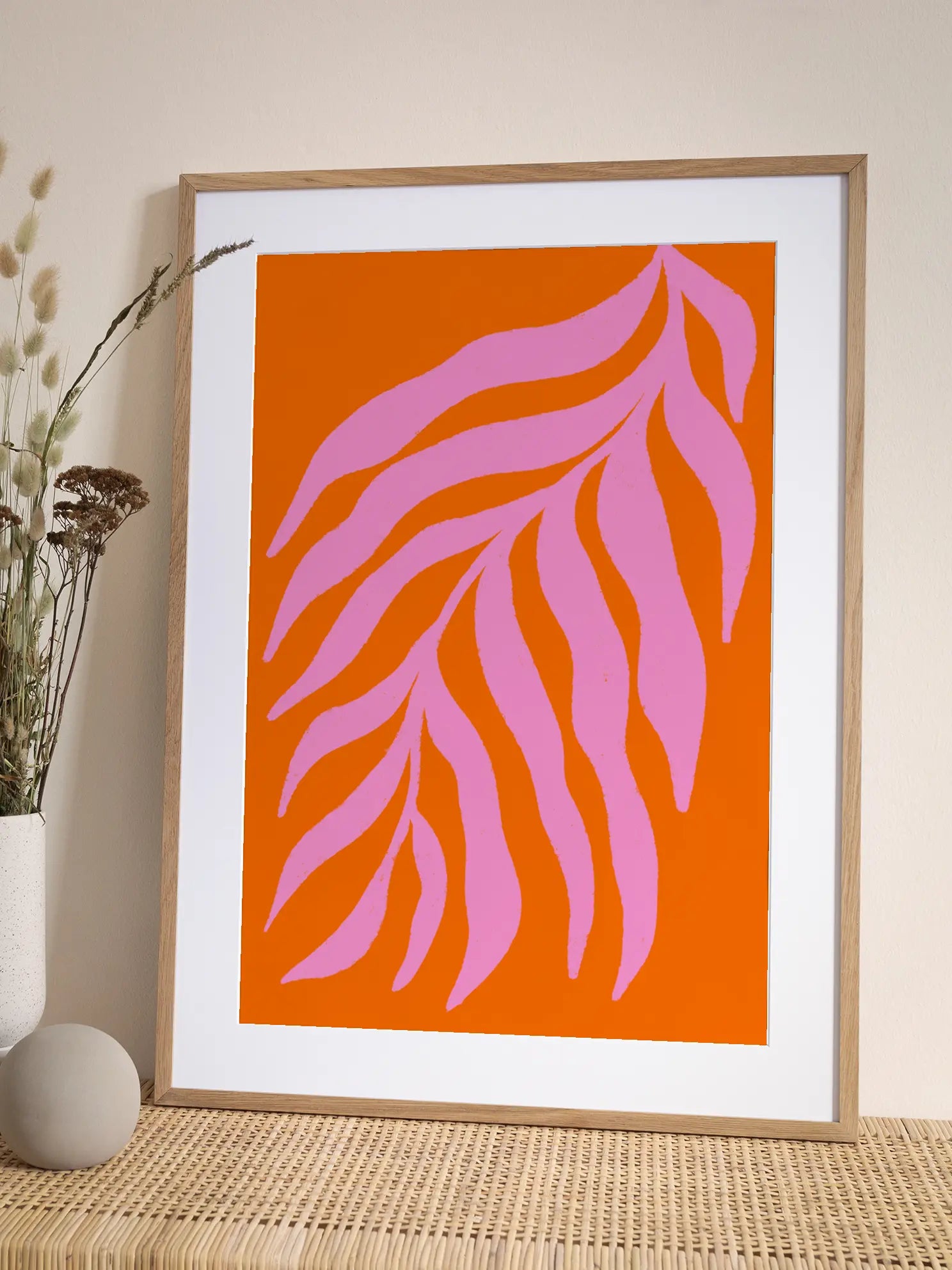 Abstract Plant Poster