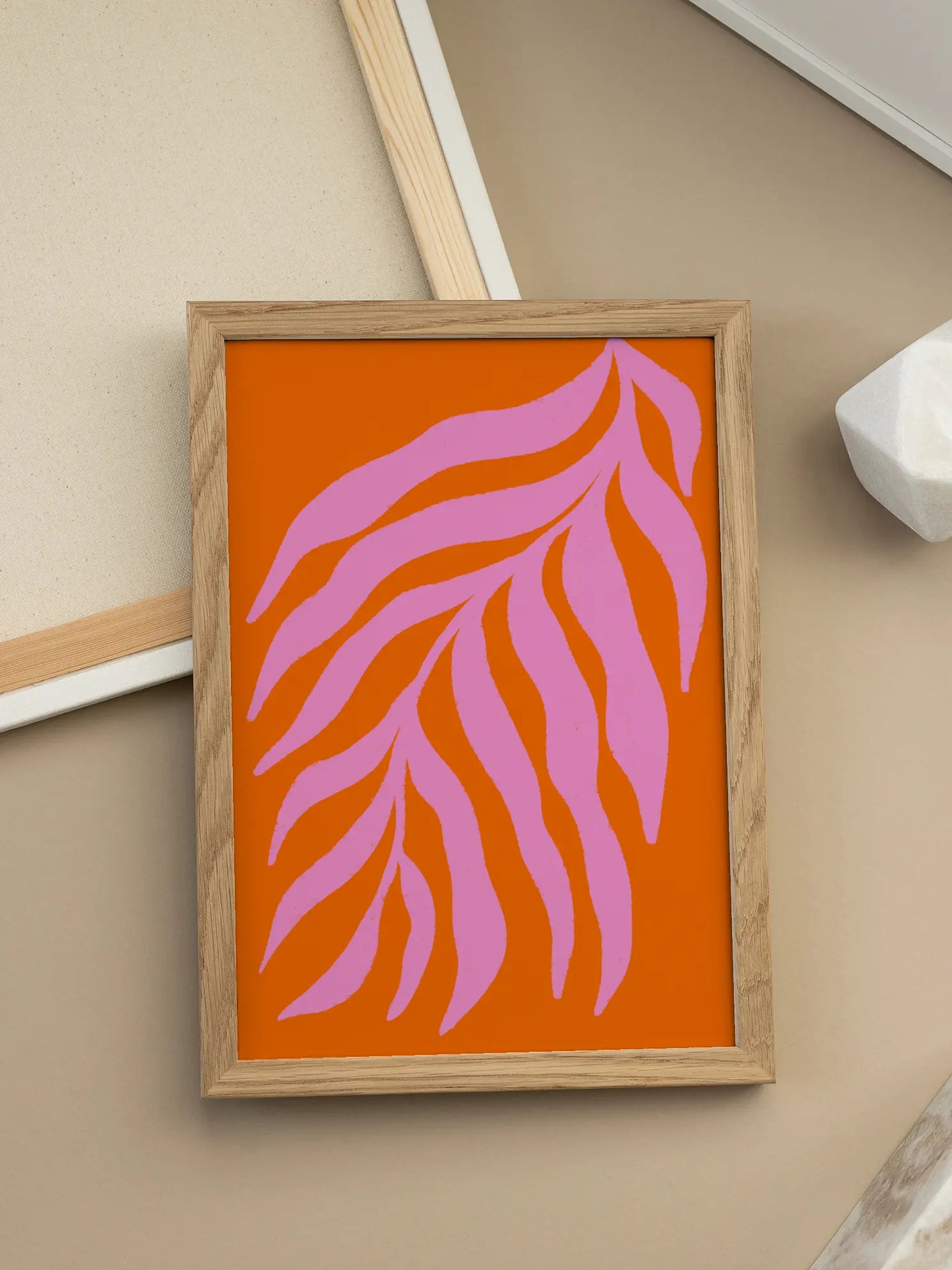 Abstract Plant Poster