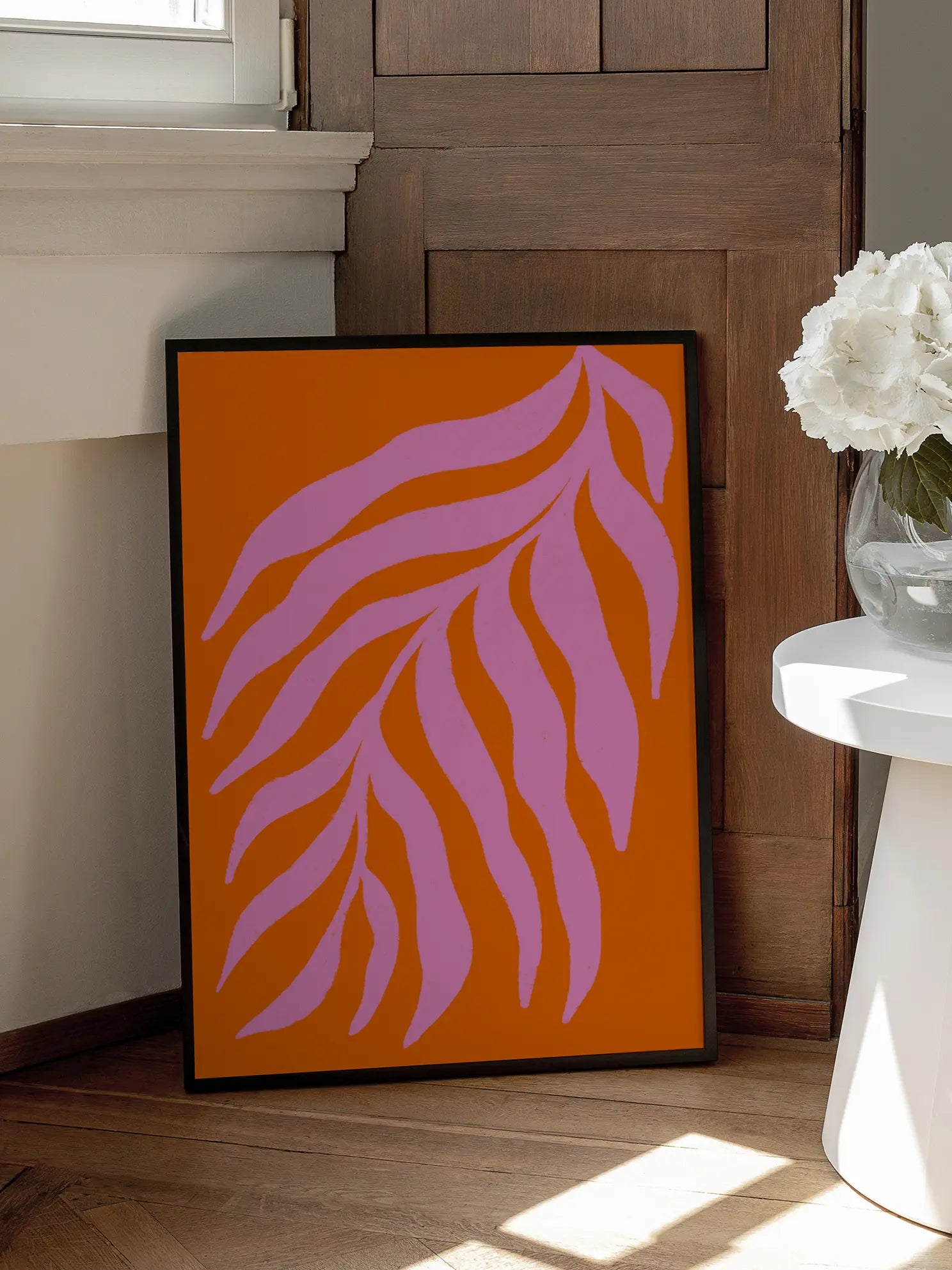 Abstract Plant Poster