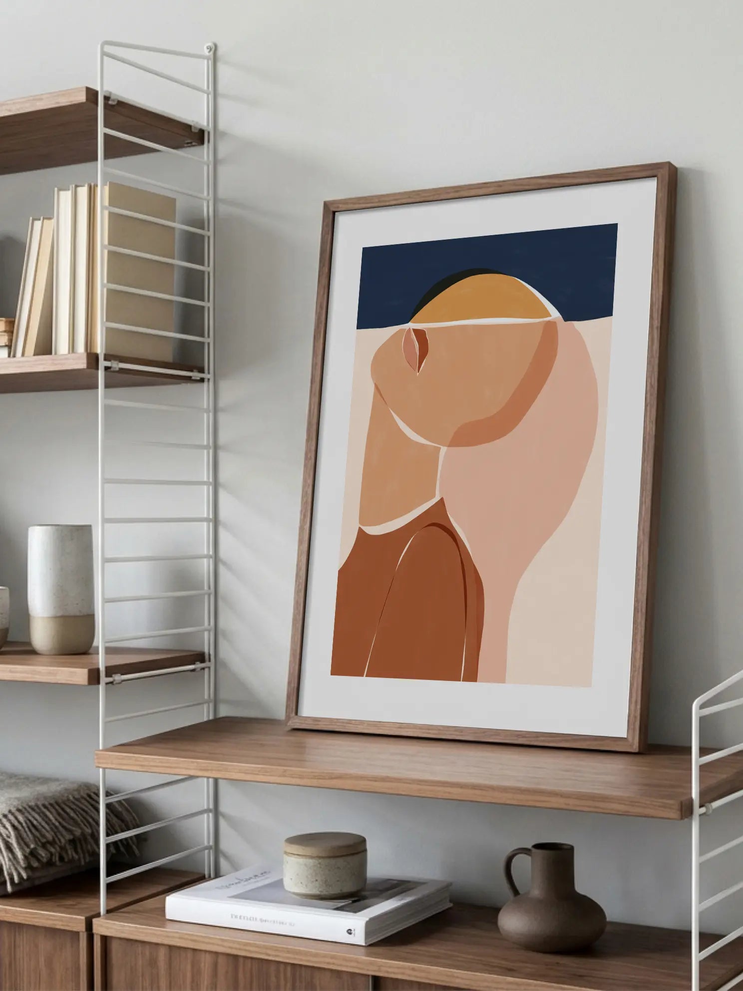 Abstract Portrait Poster