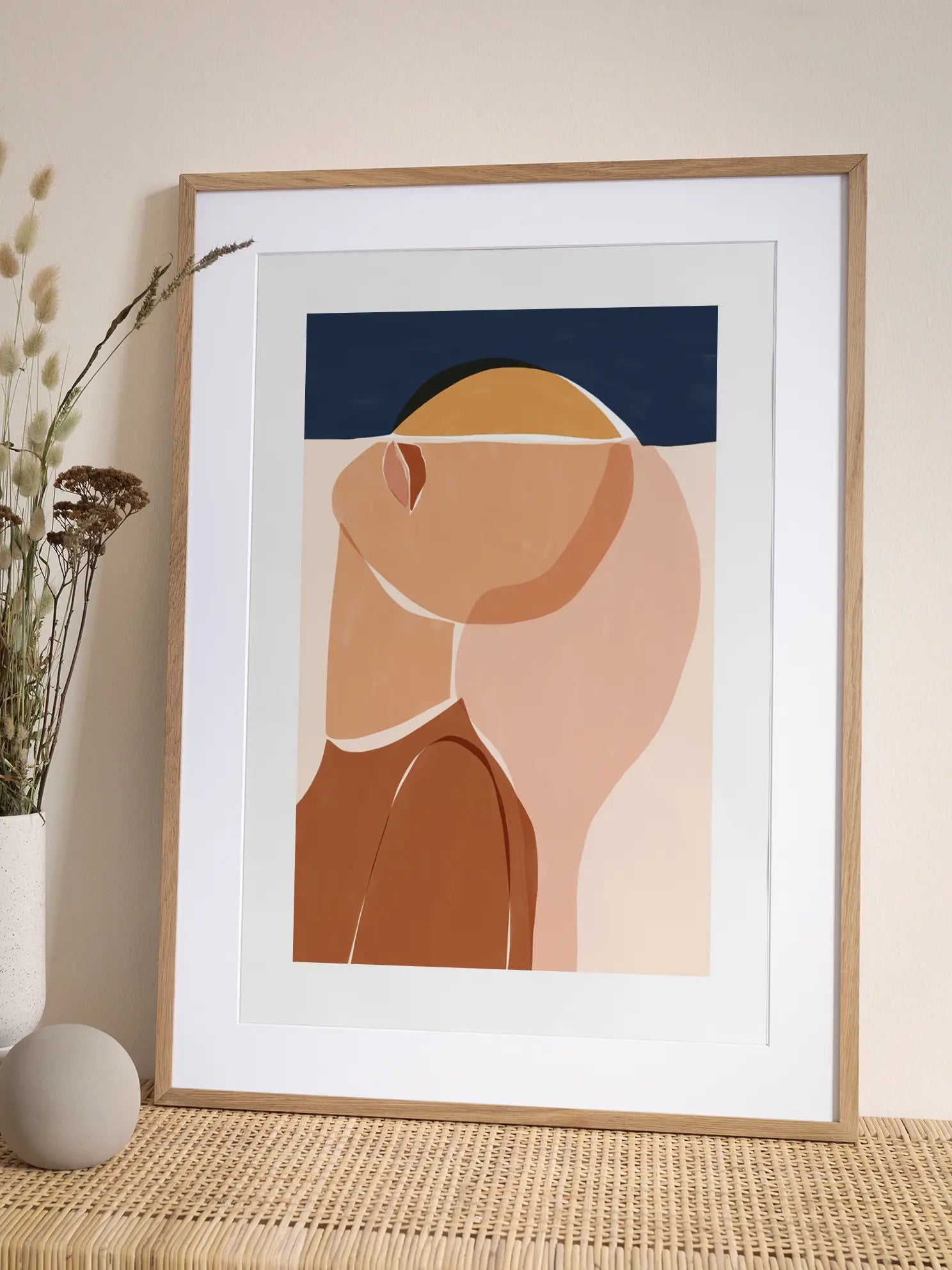 Abstract Portrait Poster