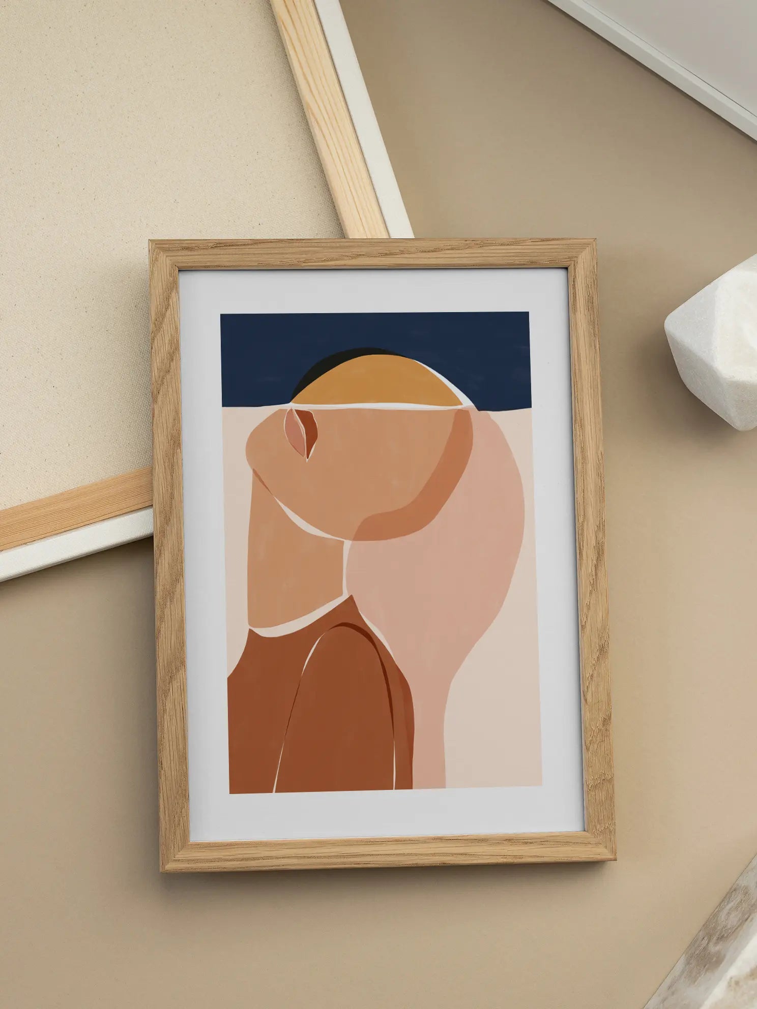 Abstract Portrait Poster