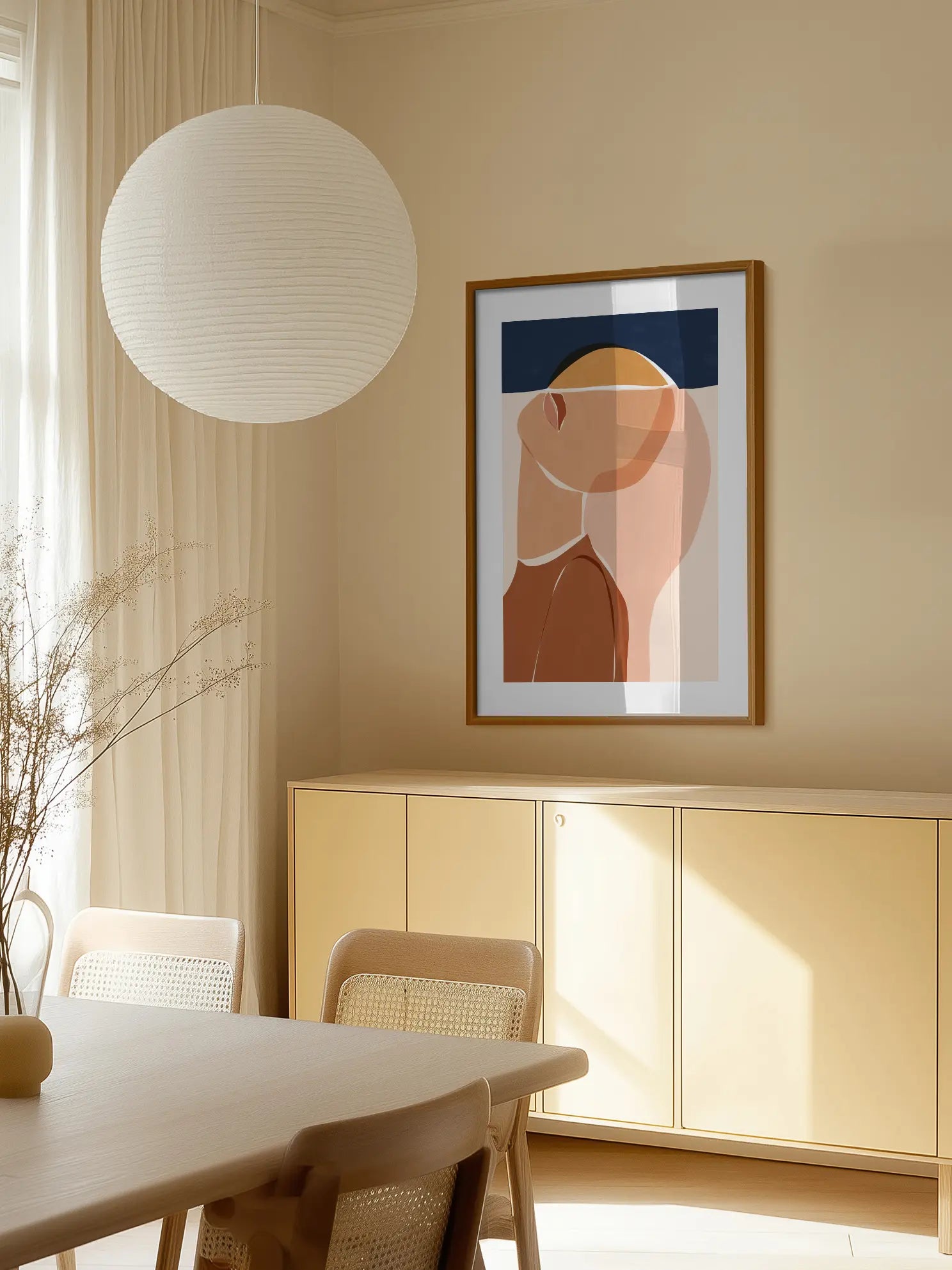Abstract Portrait Poster