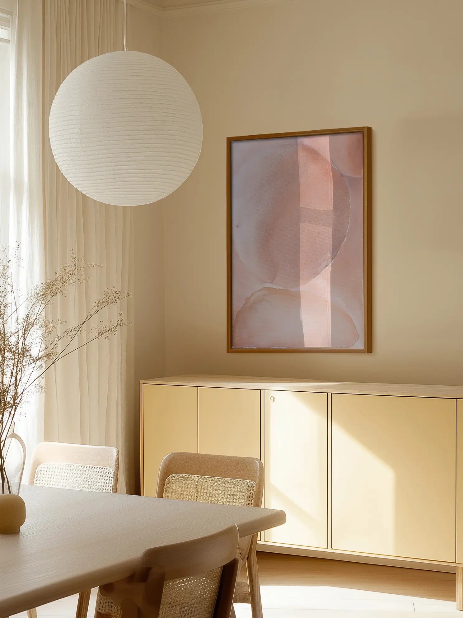 Abstract Soft Paint Poster