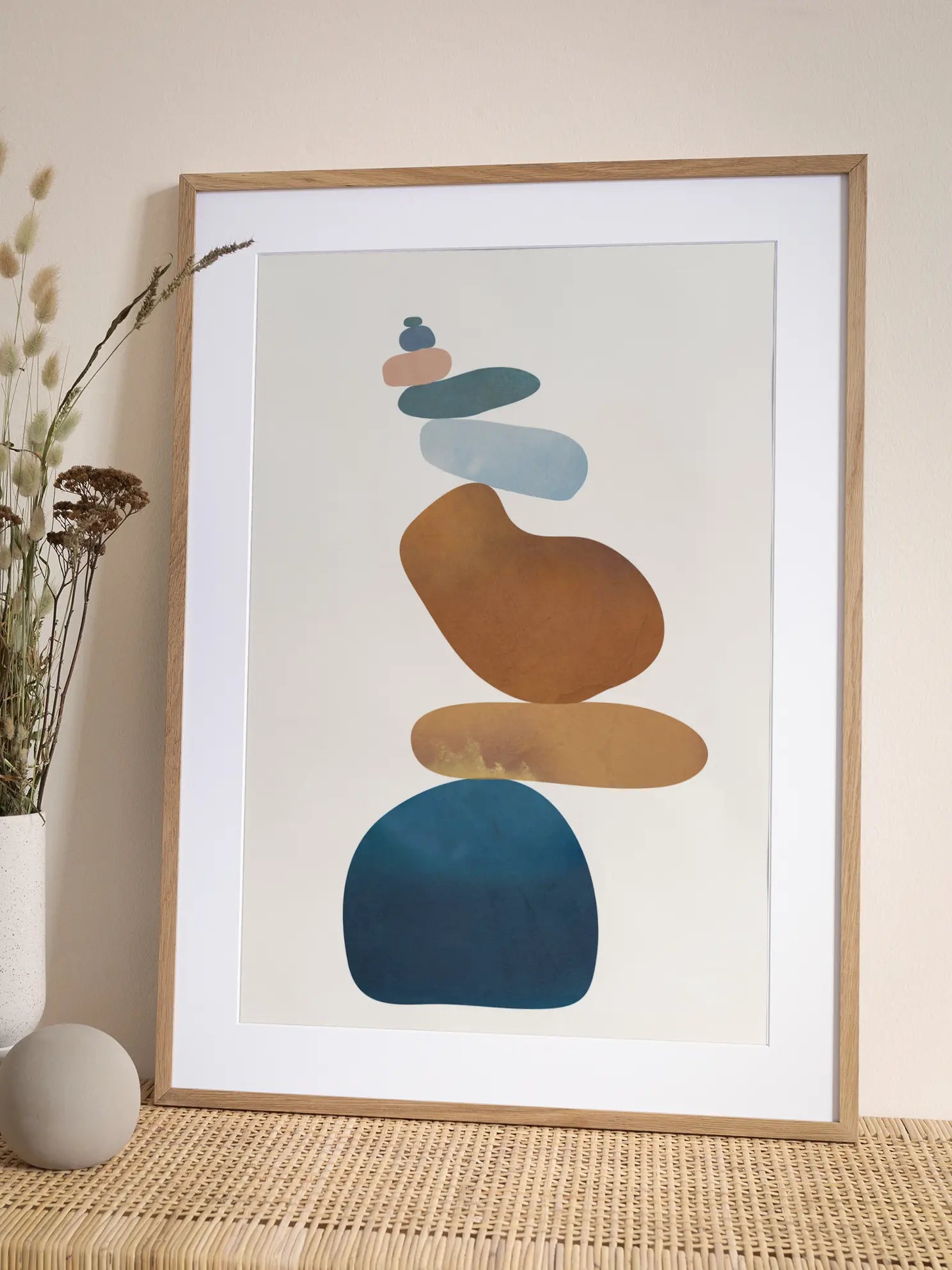 Abstract Stones Poster