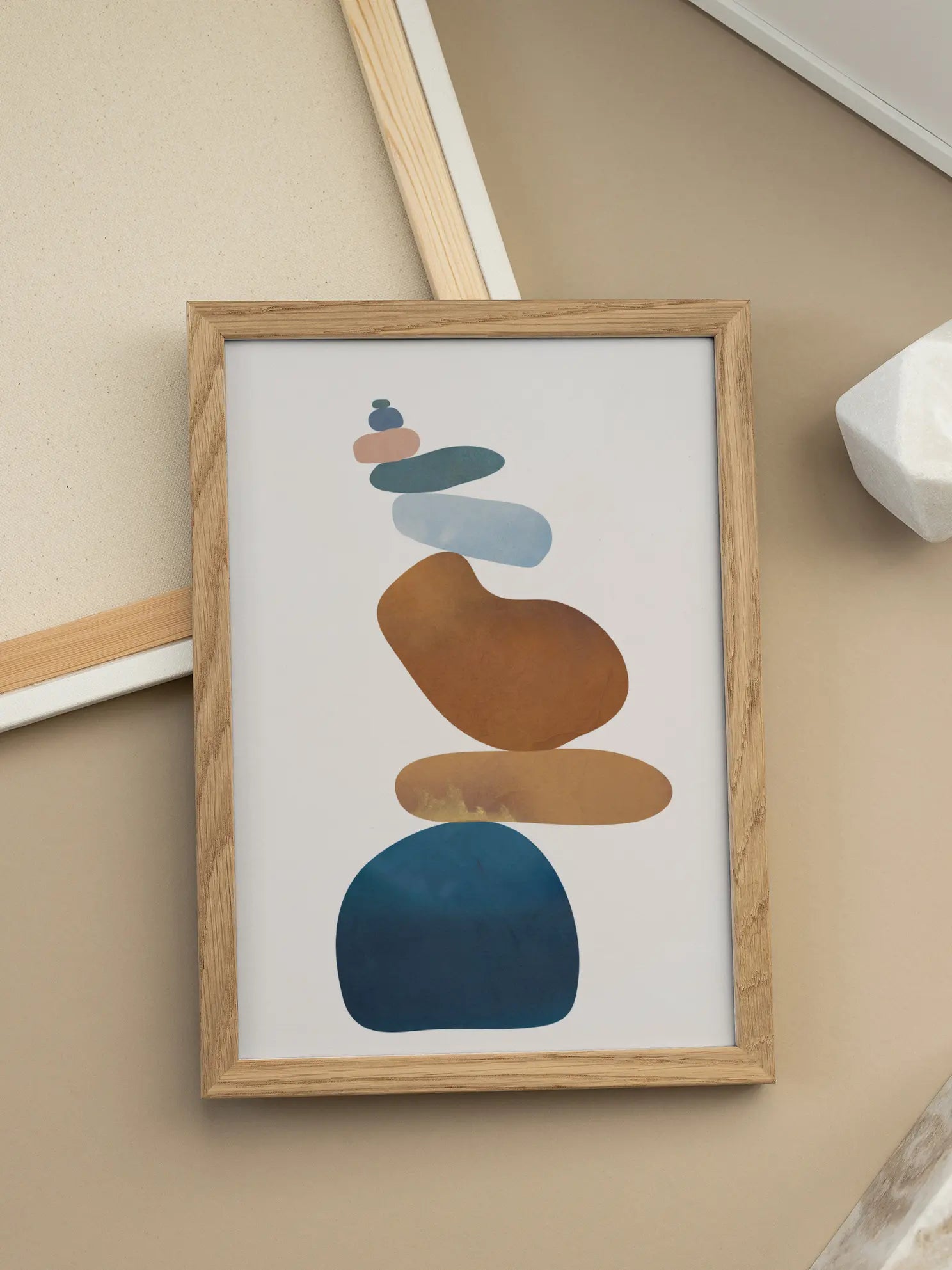 Abstract Stones Poster