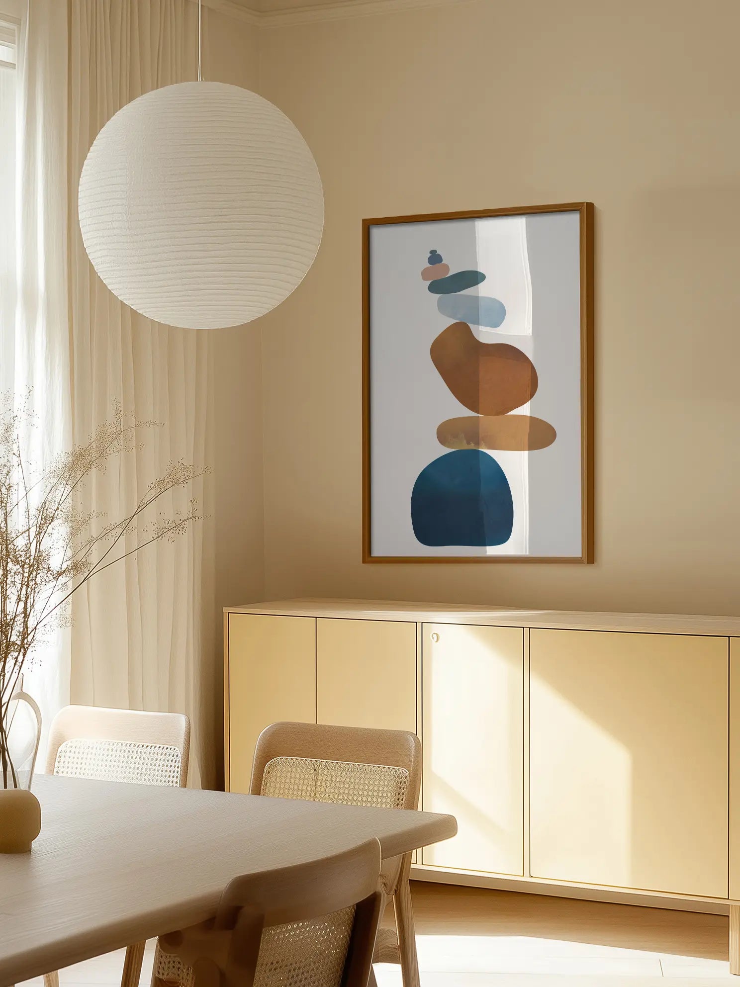 Abstract Stones Poster
