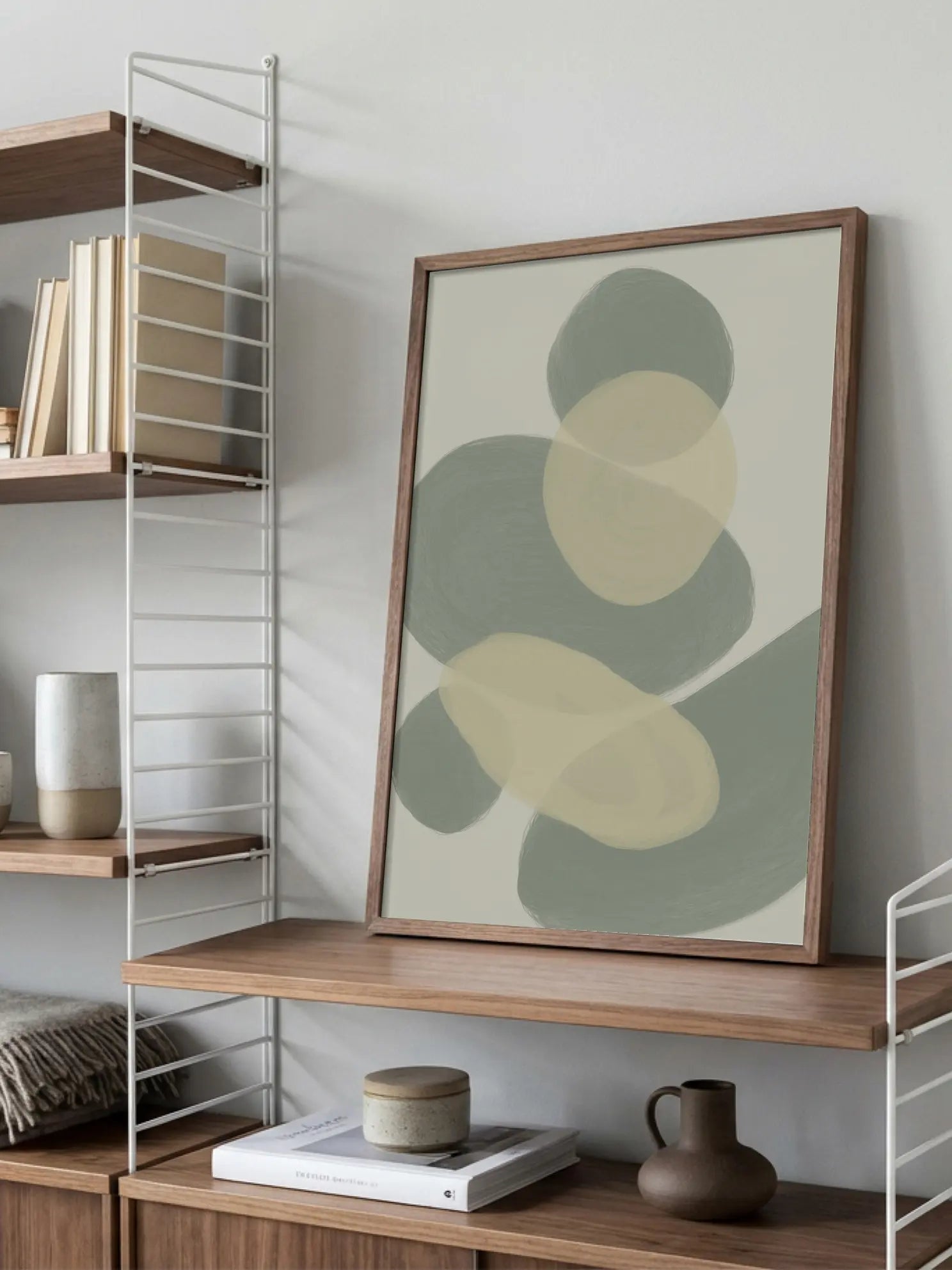 Abstract Strokes Poster