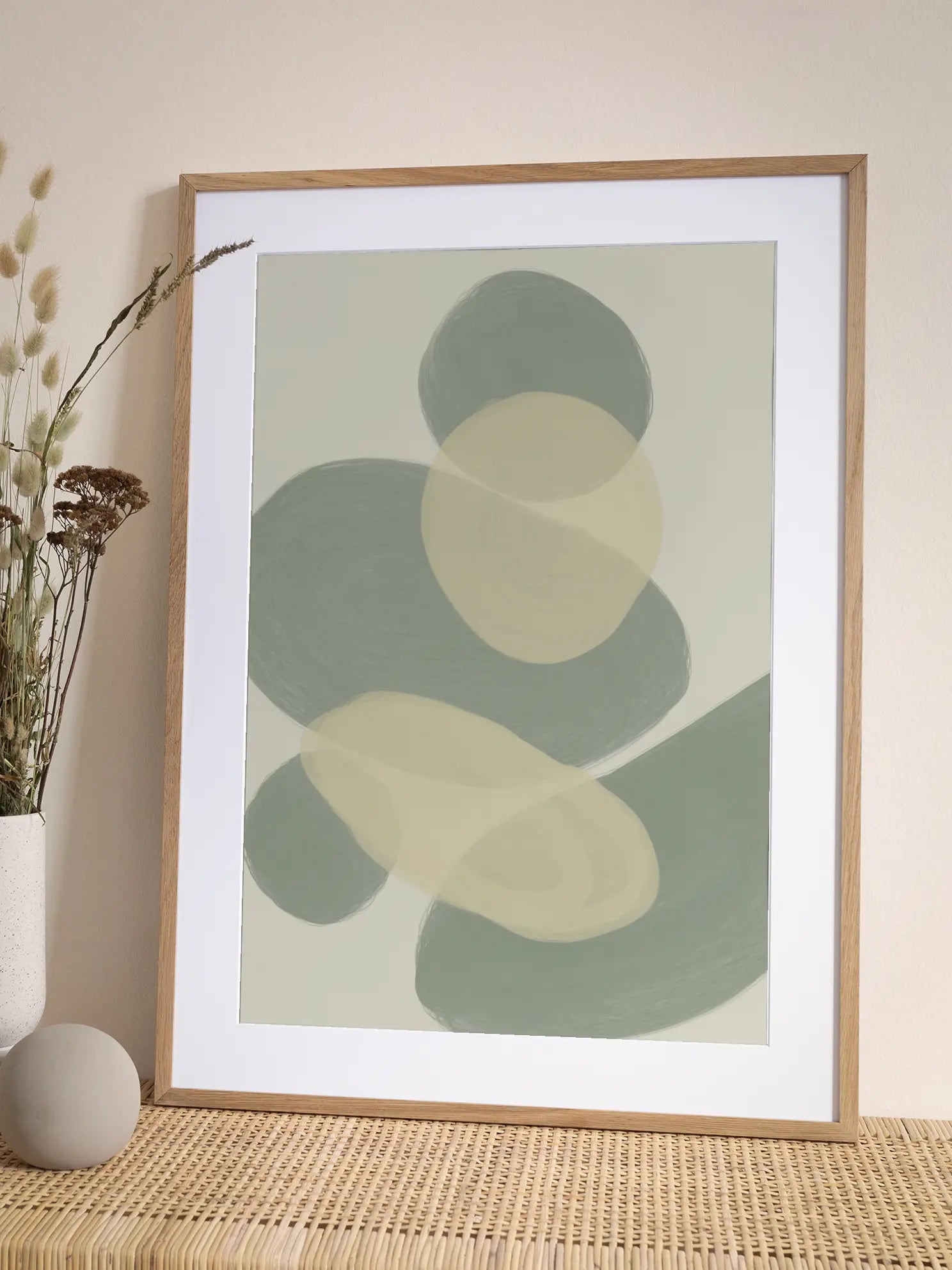 Abstract Strokes Poster