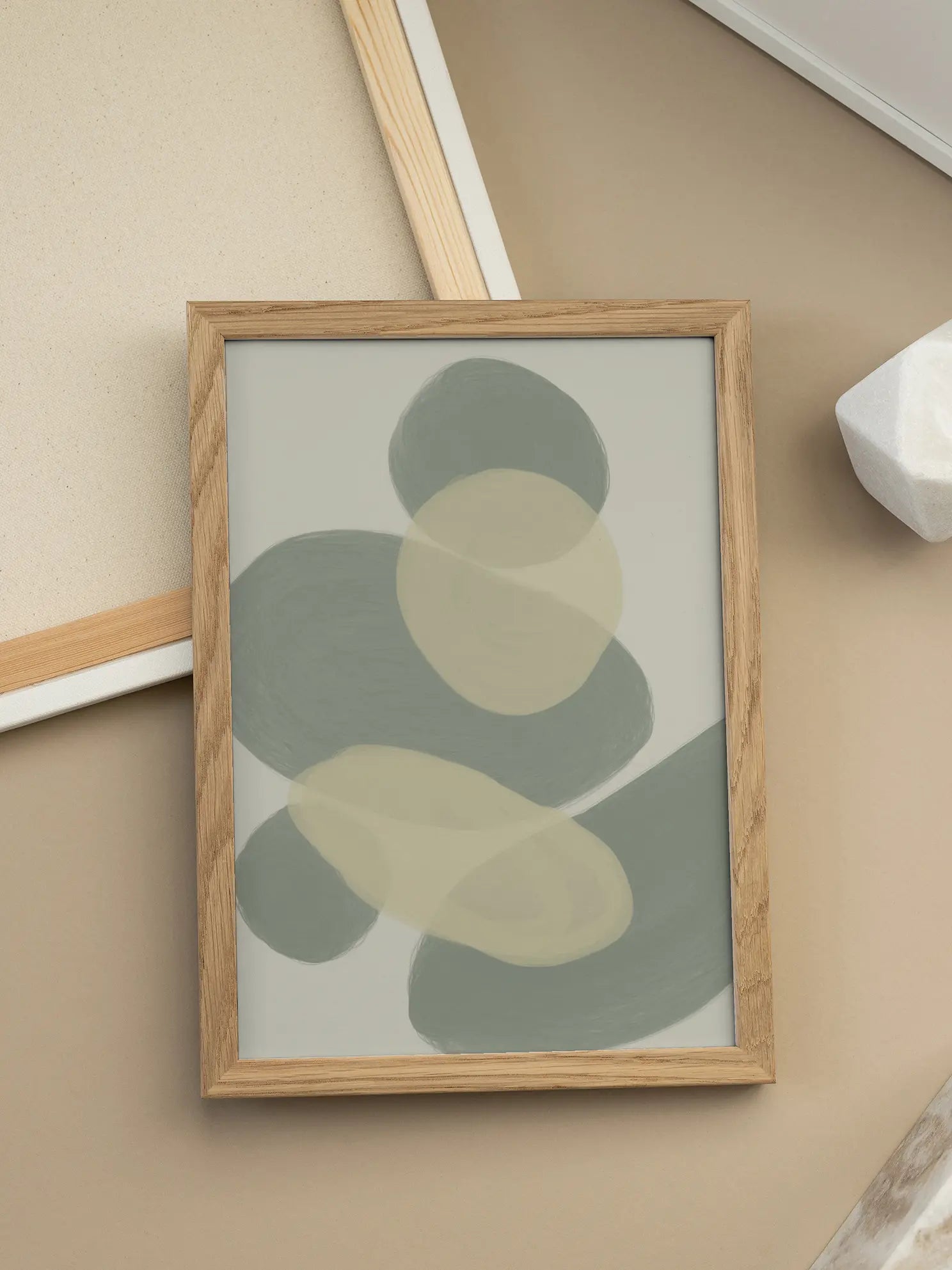 Abstract Strokes Poster