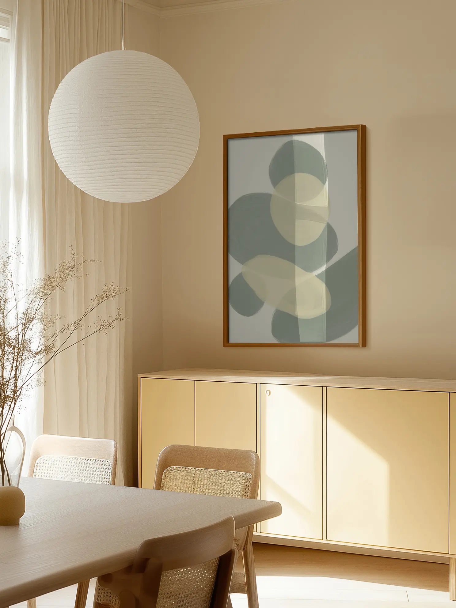 Abstract Strokes Poster