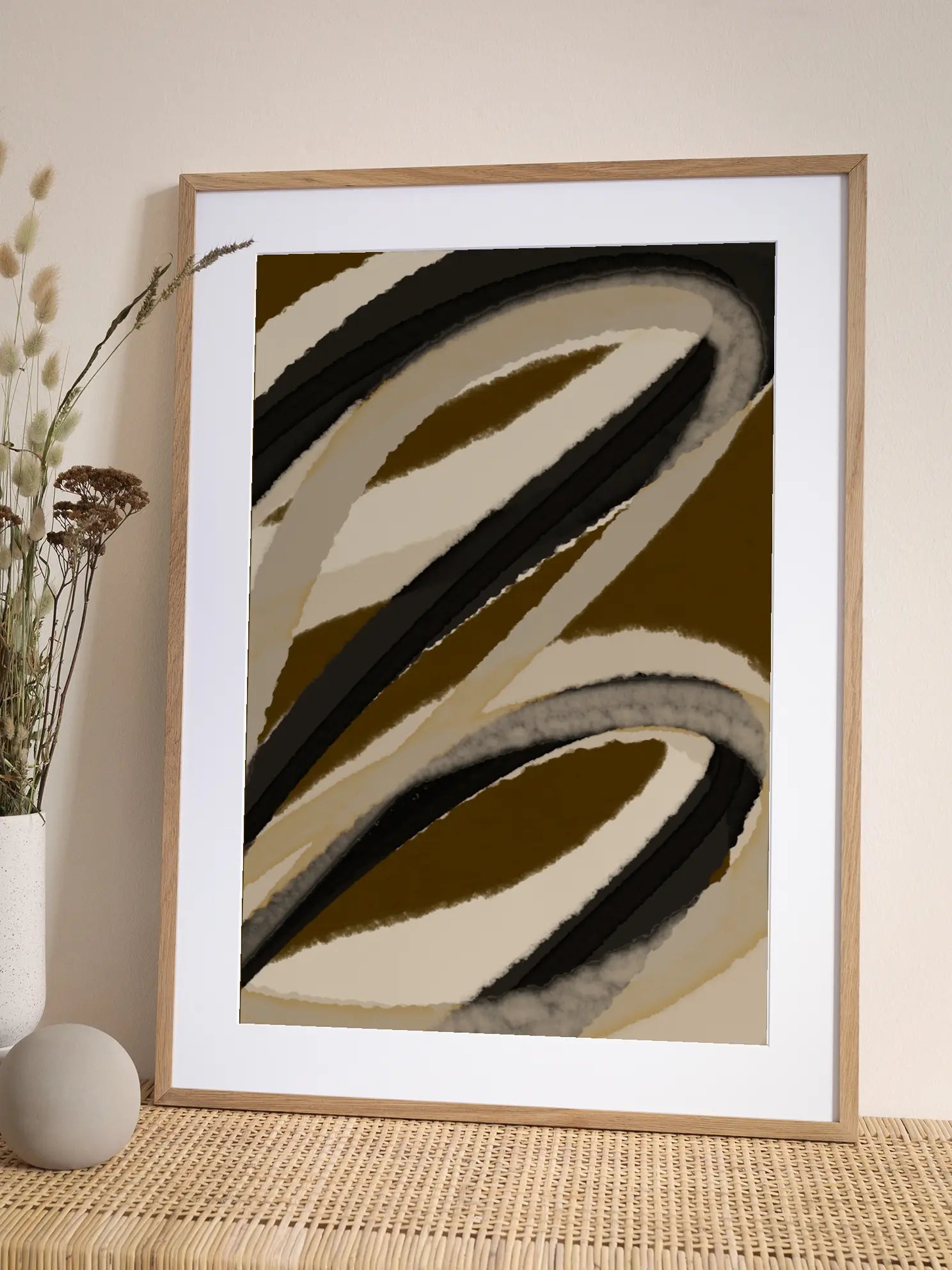 Abstract Swirls Poster