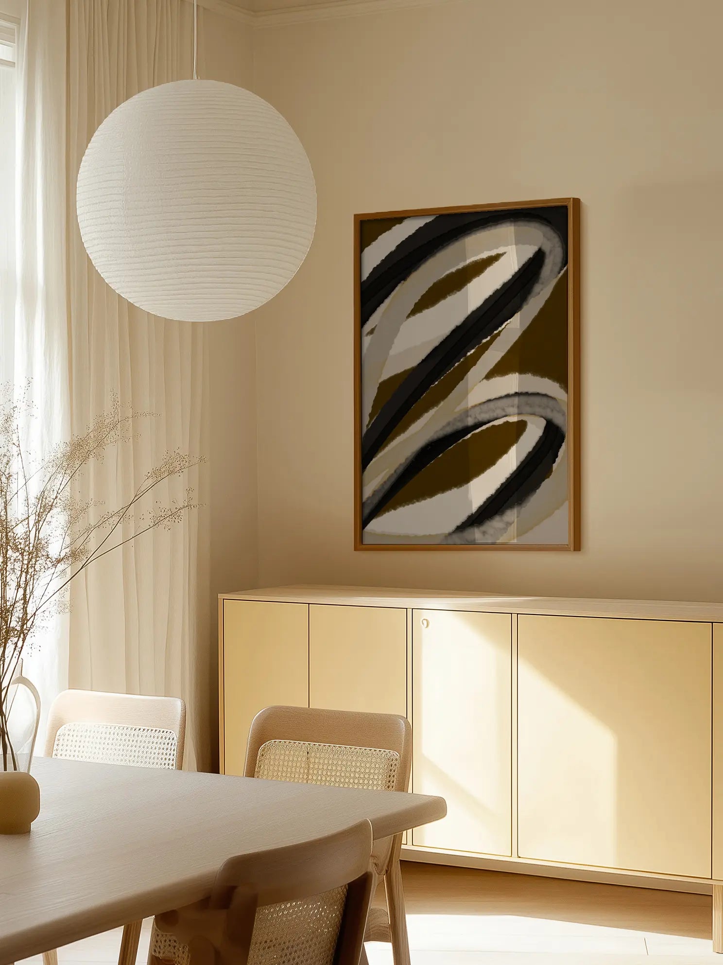Abstract Swirls Poster