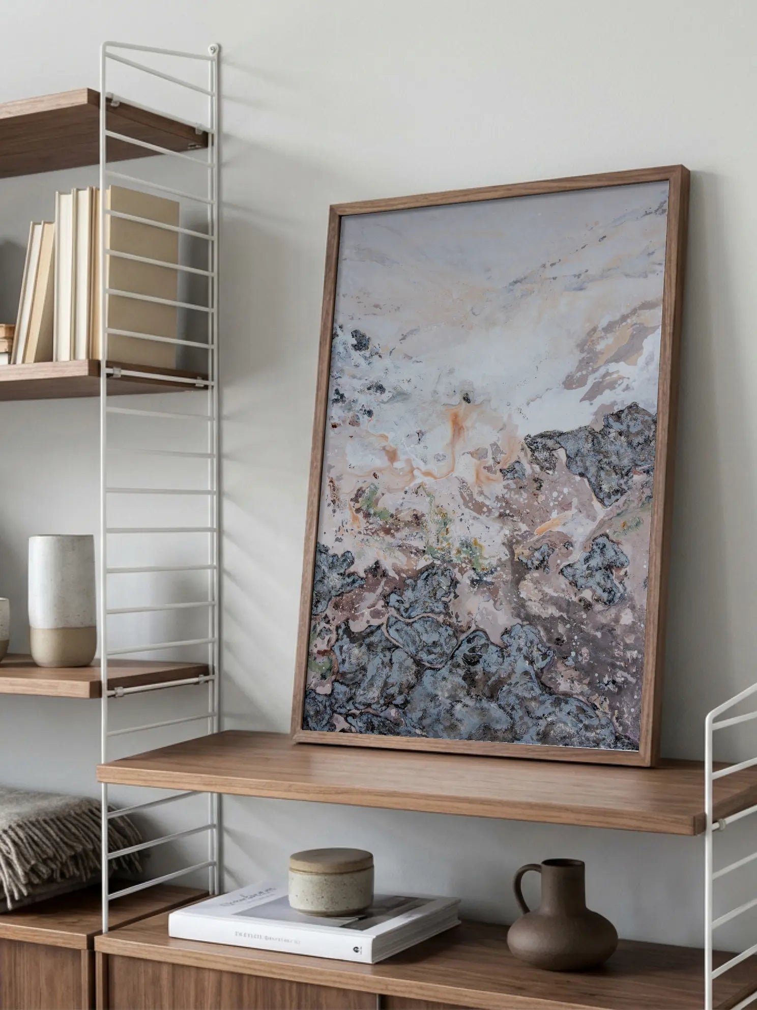 Abstract Terrain Poster